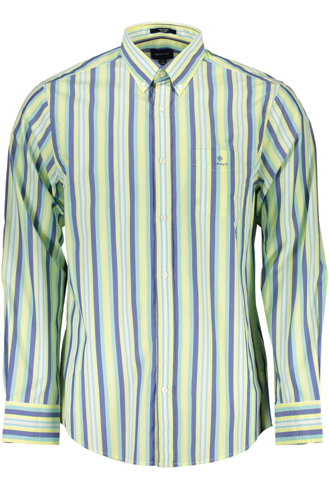GANT CHEMISE HOMME JAUNE MANCHES LONGUES