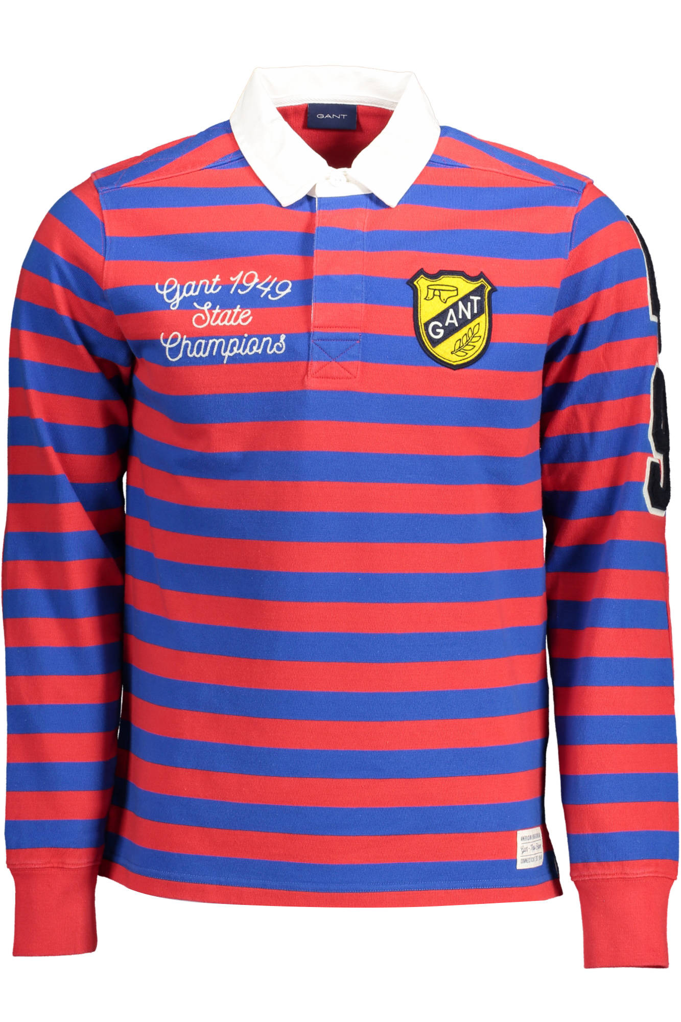 POLO HOMME ROUGE MANCHES LONGUES GANT