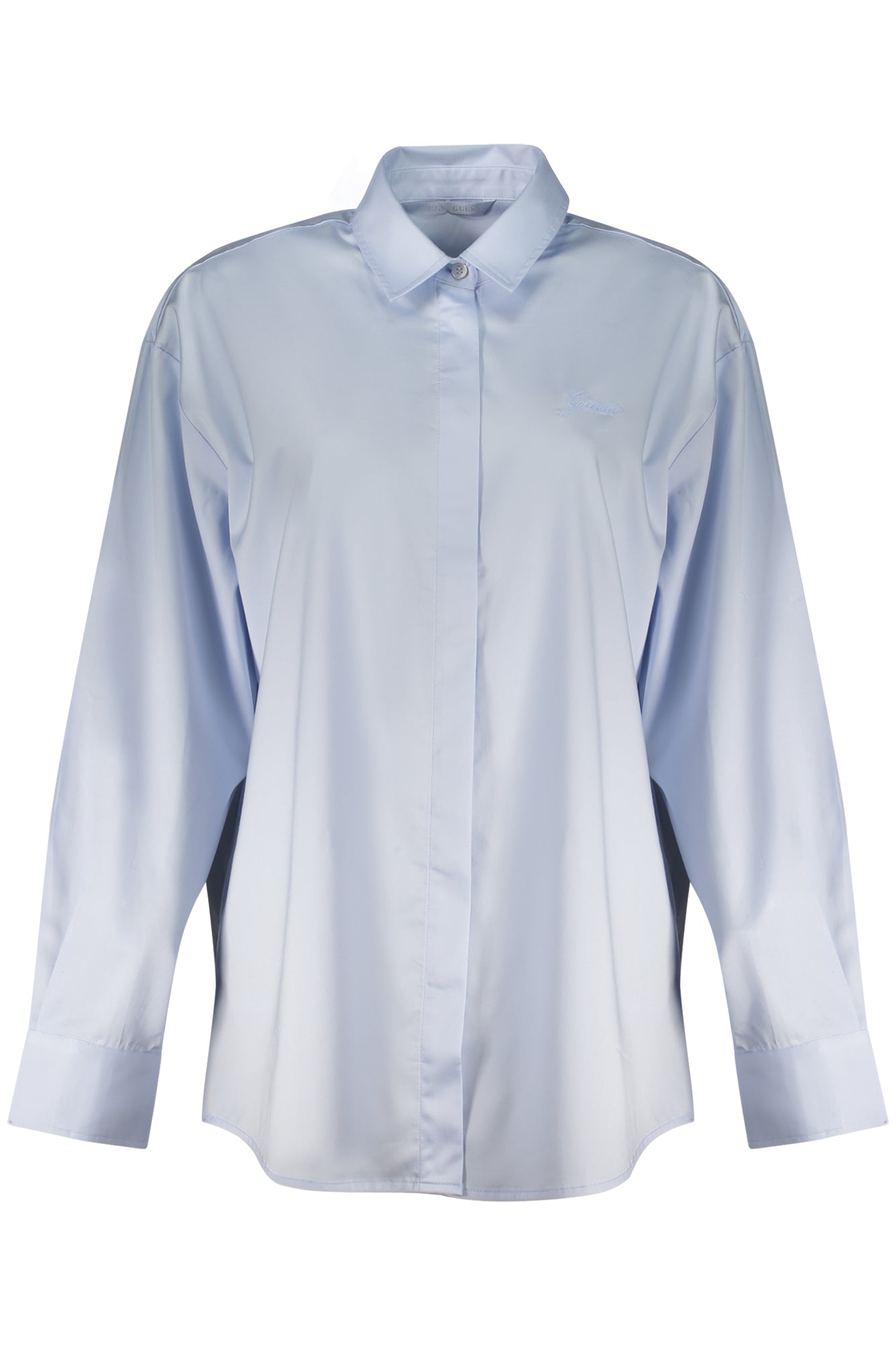 CHEMISE À MANCHES LONGUES POUR FEMME GUESS JEANS, BLEUE