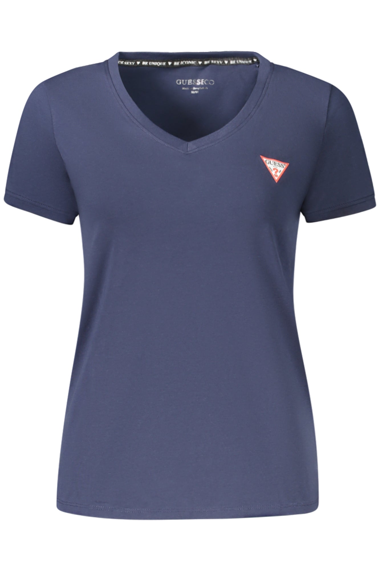 TEE-SHIRT GUESS FEMME MANCHES COURTES BLEU