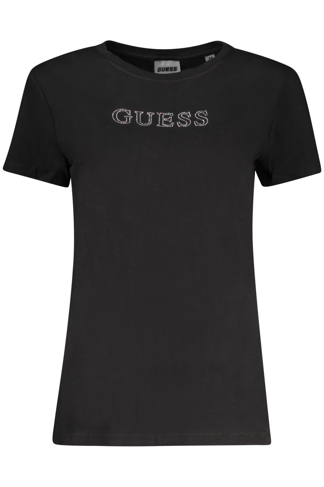 GUESS JEANS T-SHIRT FEMME MANCHES COURTES NOIR