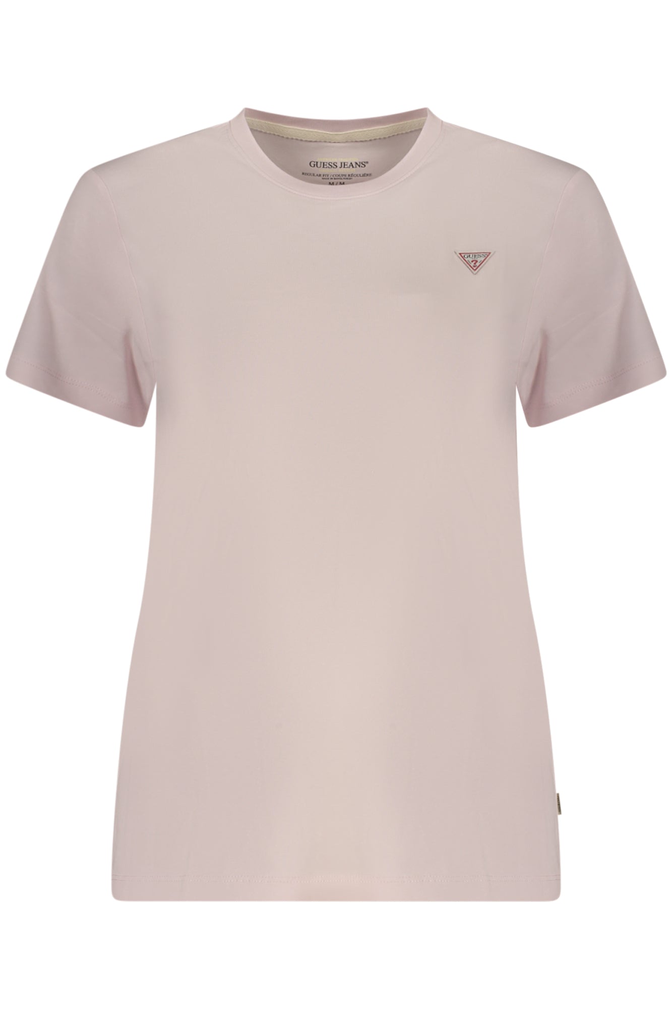 TEE-SHIRT FEMME MANCHES COURTES GUESS JEANS ROSE