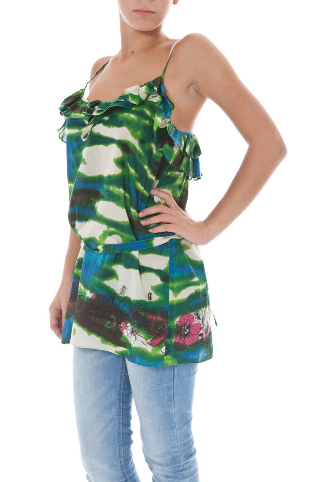 DÉBARDEUR VERT JOHN GALLIANO FEMME