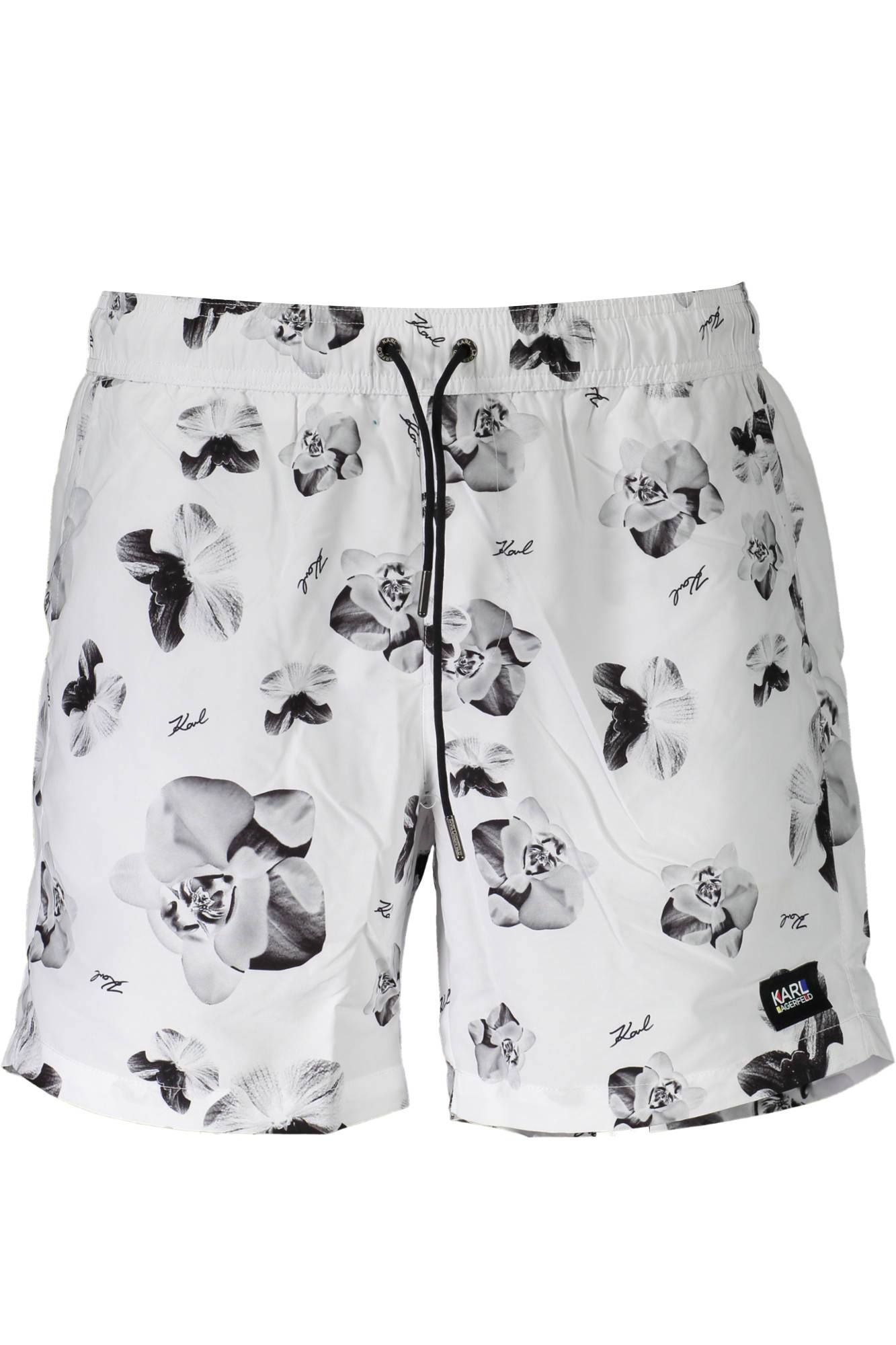 KARL LAGERFELD BEACHWEAR BAS DE MAILLOT DE BAIN HOMME BLANC