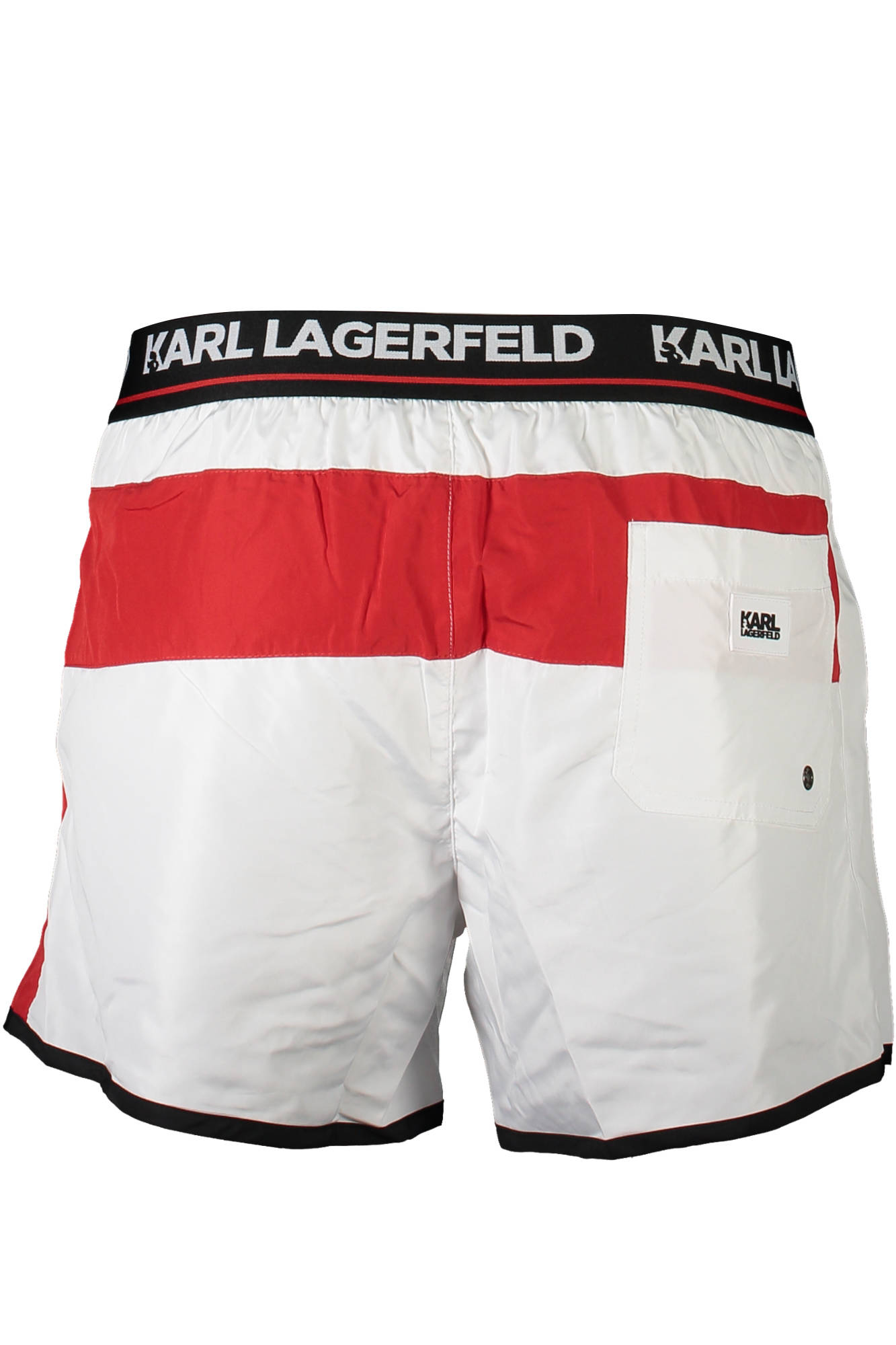 KARL LAGERFELD BEACHWEAR BAS DE MAILLOT DE BAIN HOMME BLANC