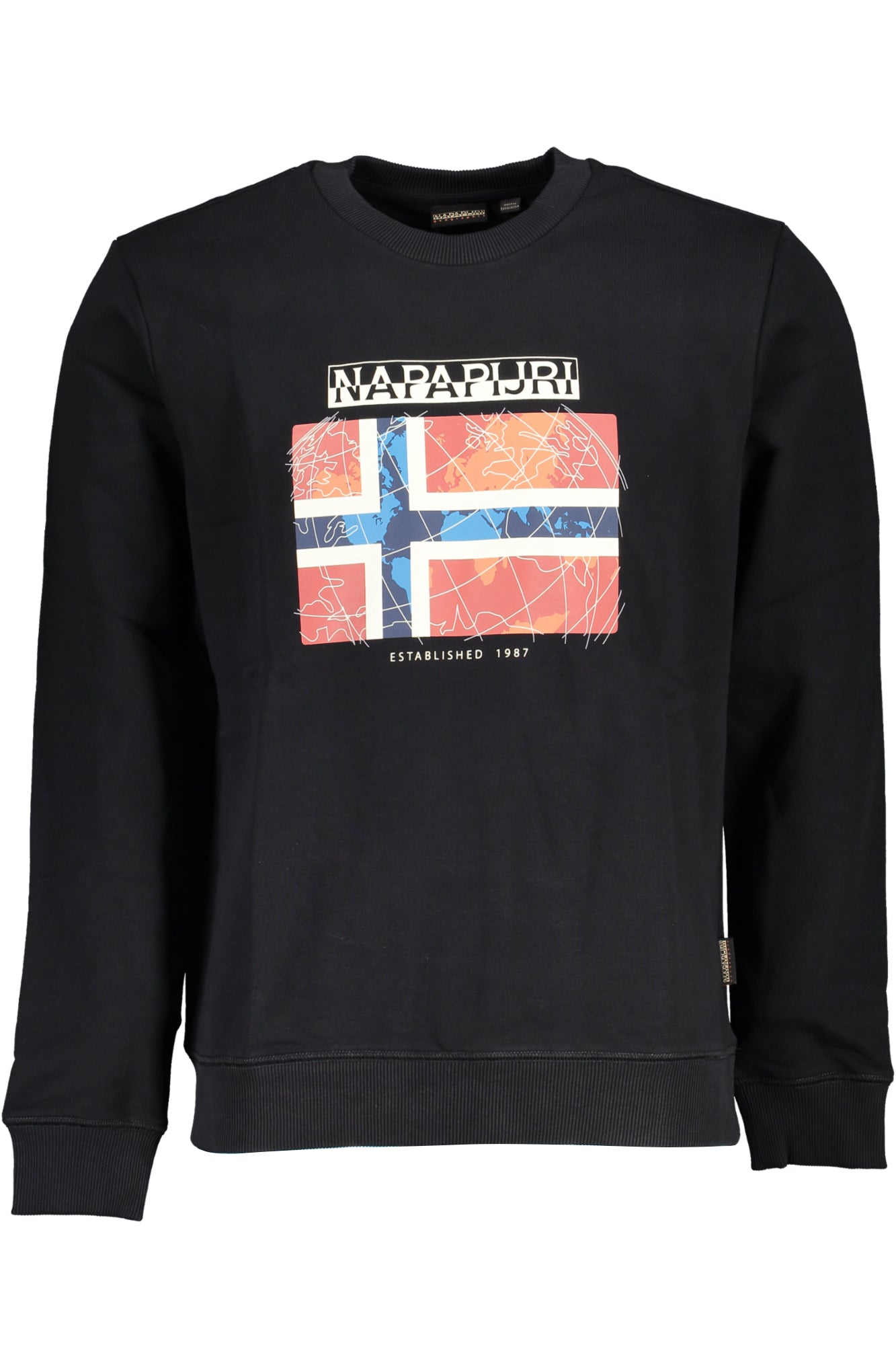 SWEAT-SHIRT HOMME NOIR SANS ZIP NAPAPIJRI