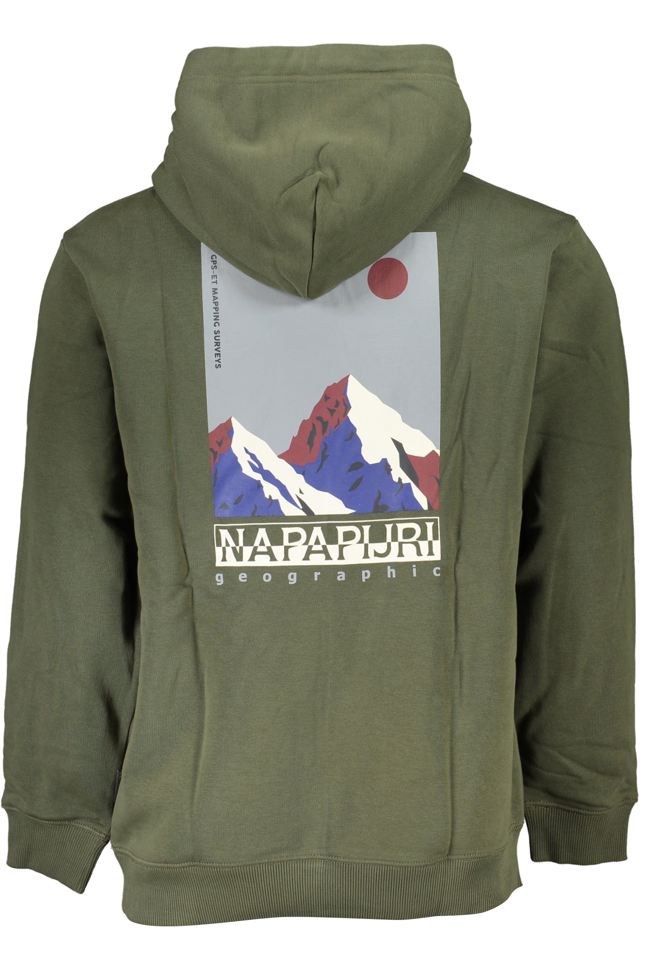 SWEAT-SHIRT HOMME VERT SANS FERMETURE ÉCLAIR NAPAPIJRI