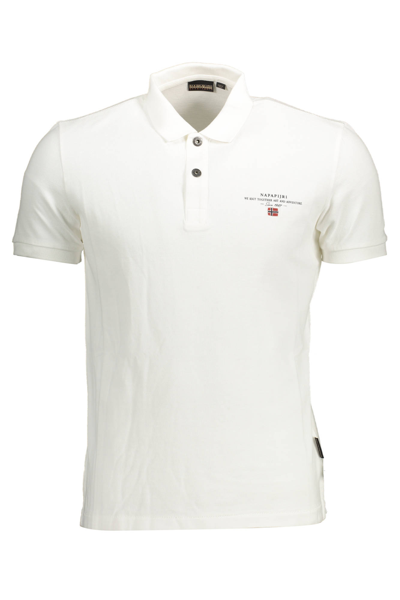 NAPAPIJRI POLO MANCHES COURTES HOMME BLANC