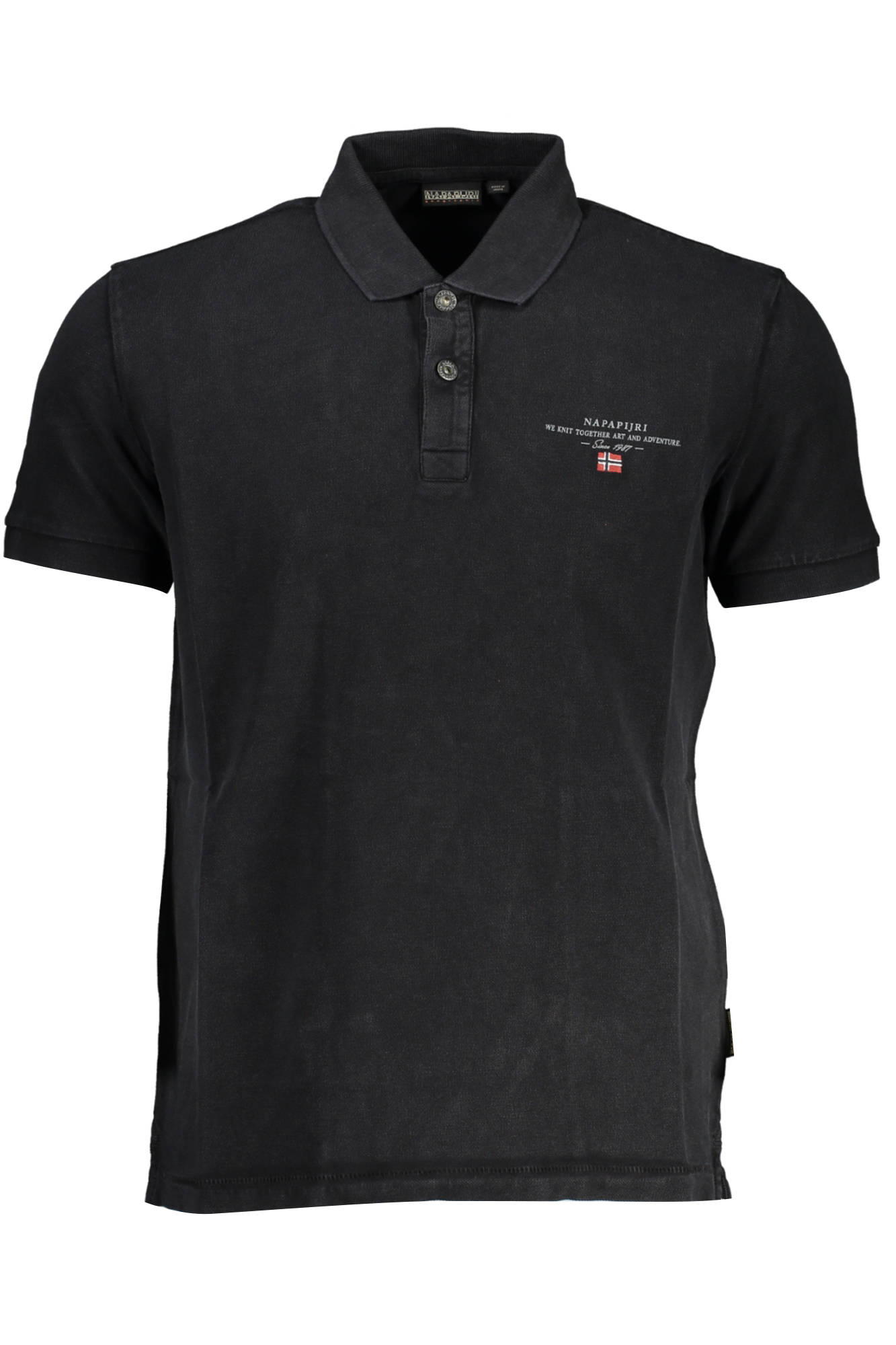 POLO HOMME NAPAPIJRI MANCHES COURTES NOIR