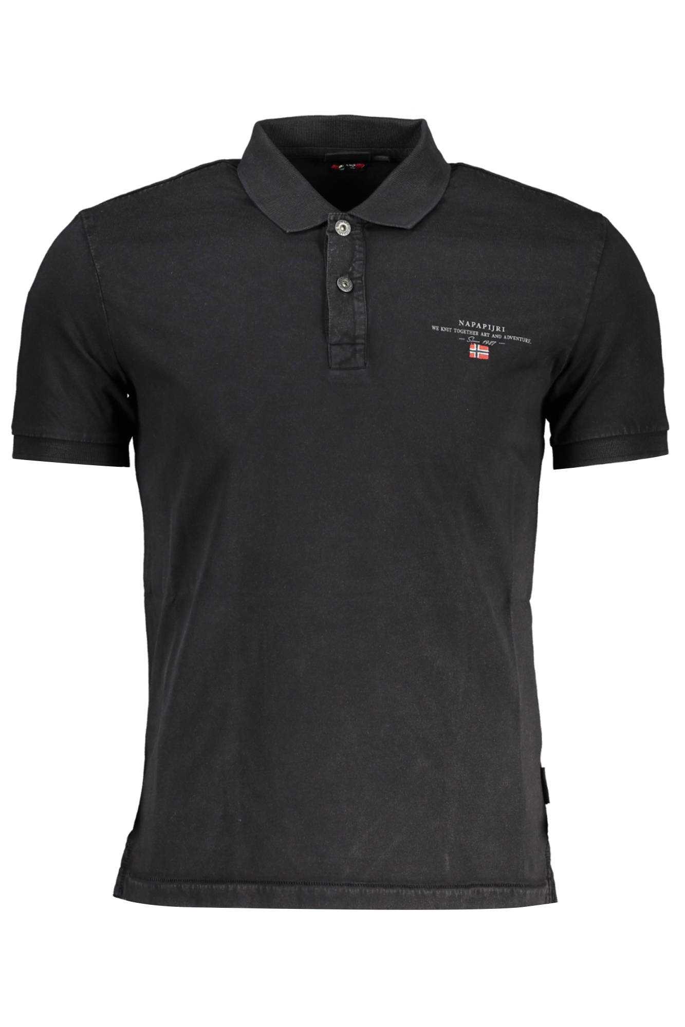 POLO HOMME NAPAPIJRI MANCHES COURTES NOIR