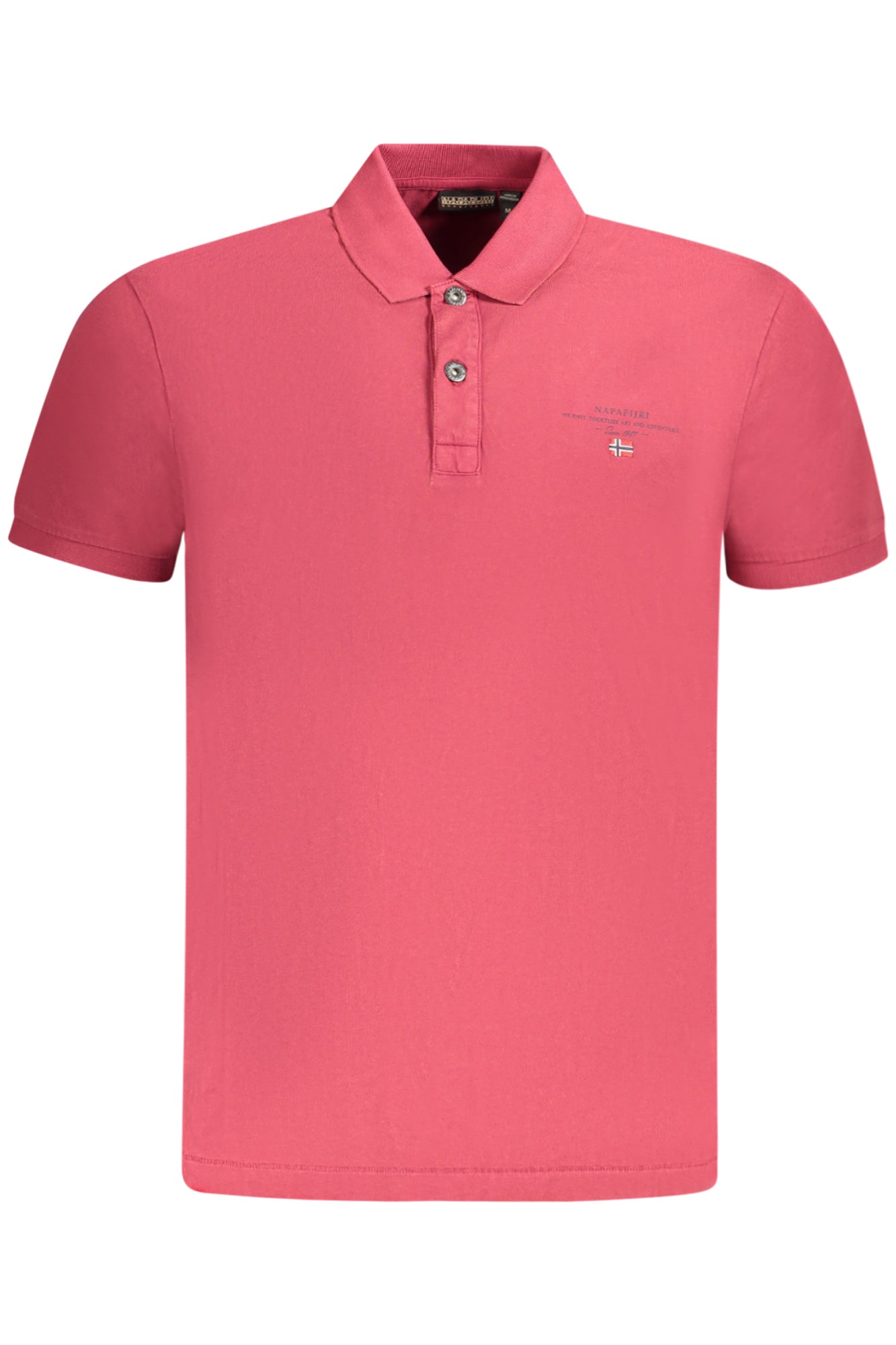 NAPAPIJRI POLO HOMME MANCHES COURTES ROUGE