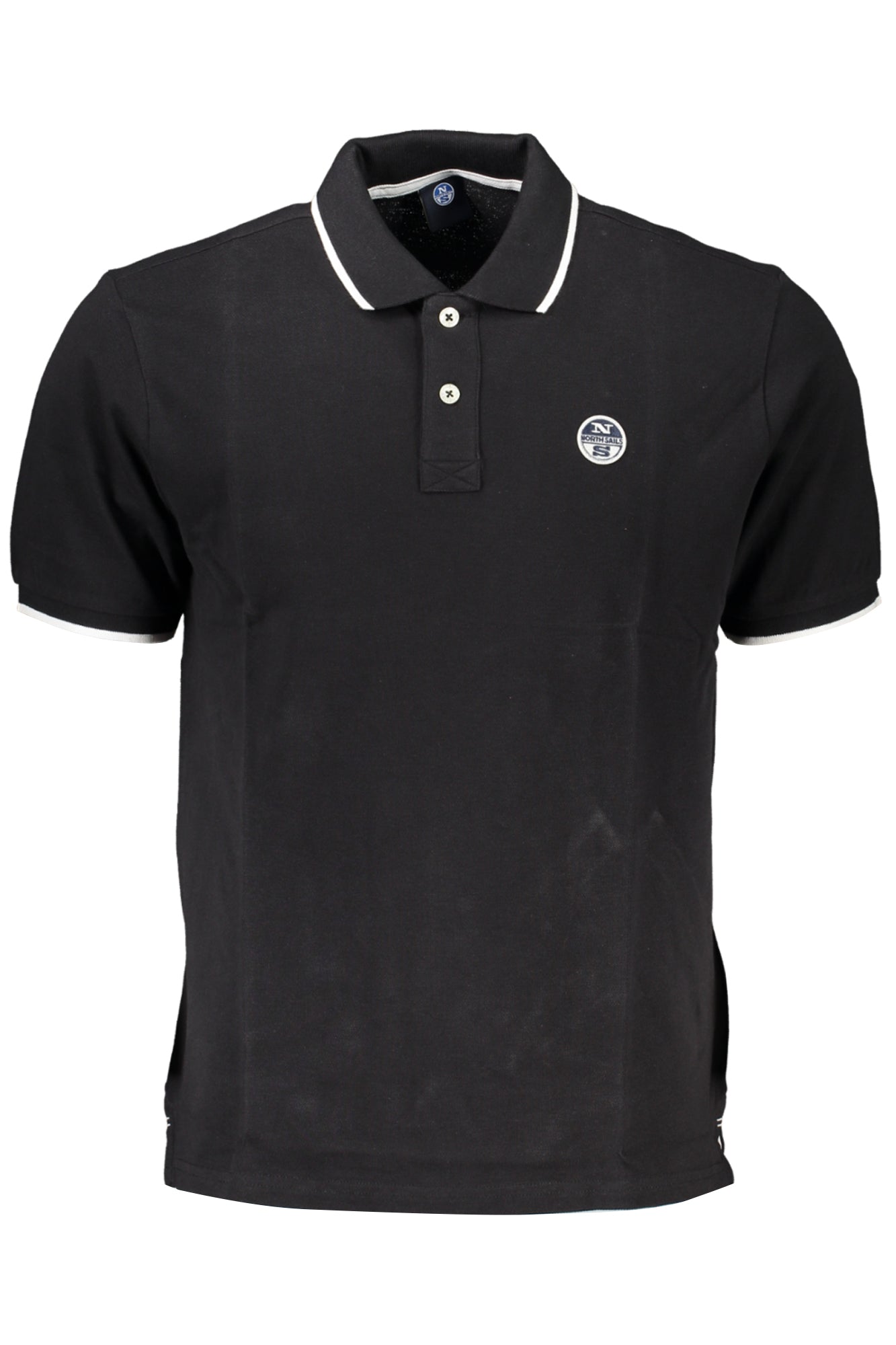 POLO NOIR HOMME MANCHES COURTES NORTH SAILS