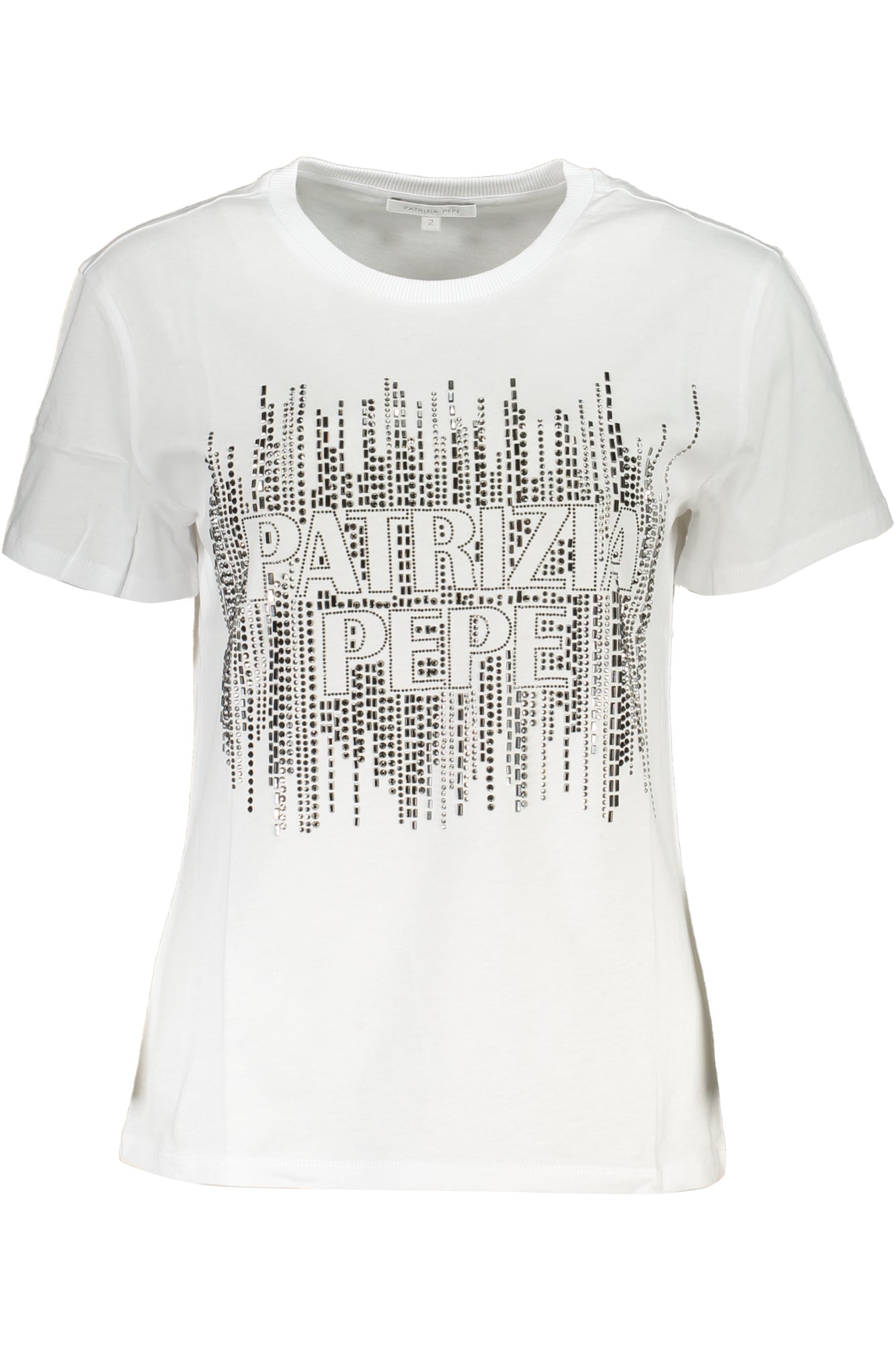 T-SHIRT FEMME MANCHES COURTES PATRIZIA PEPE BLANC