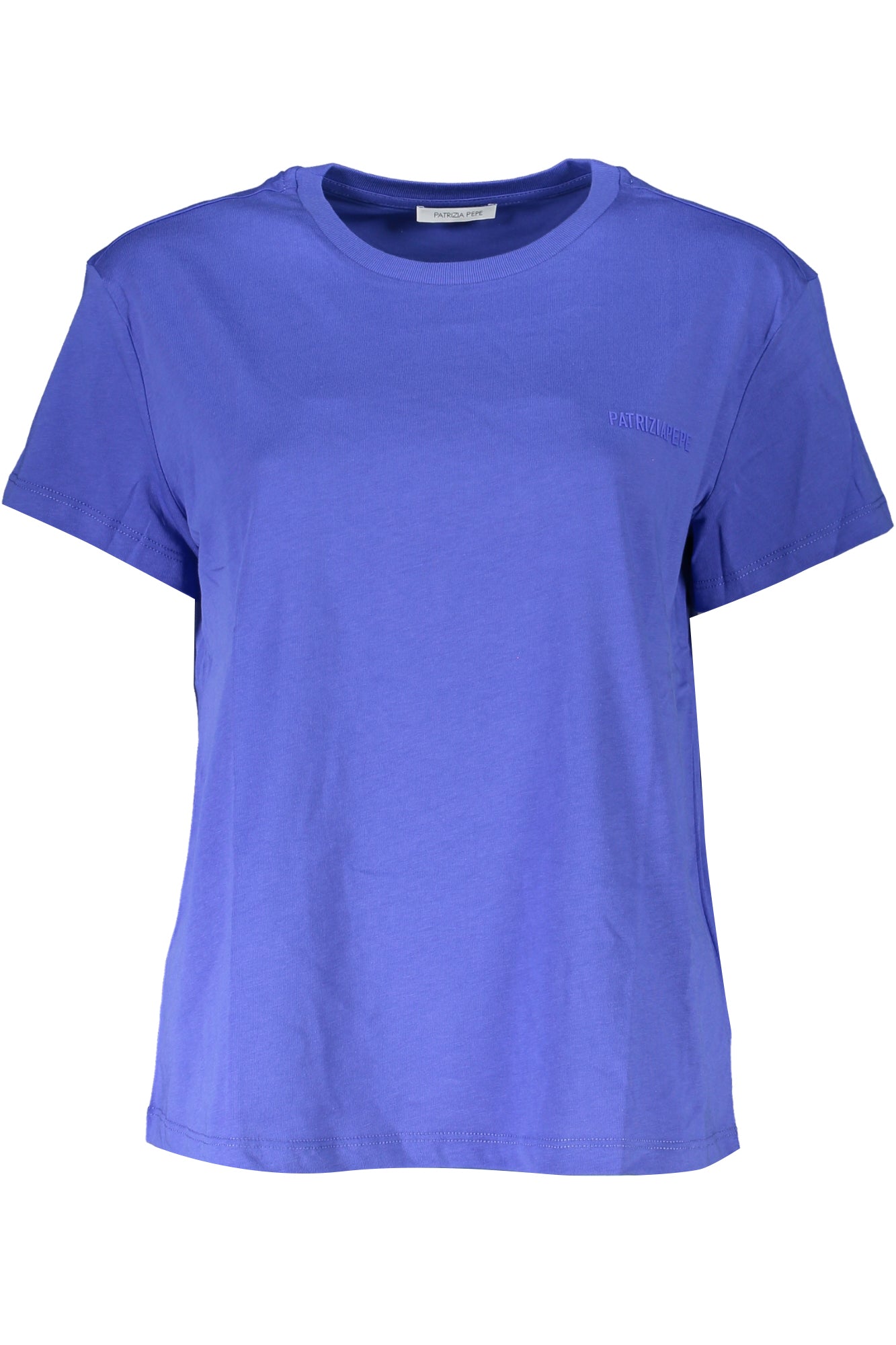 T-SHIRT FEMME PATRIZIA PEPE MANCHES COURTES BLEU