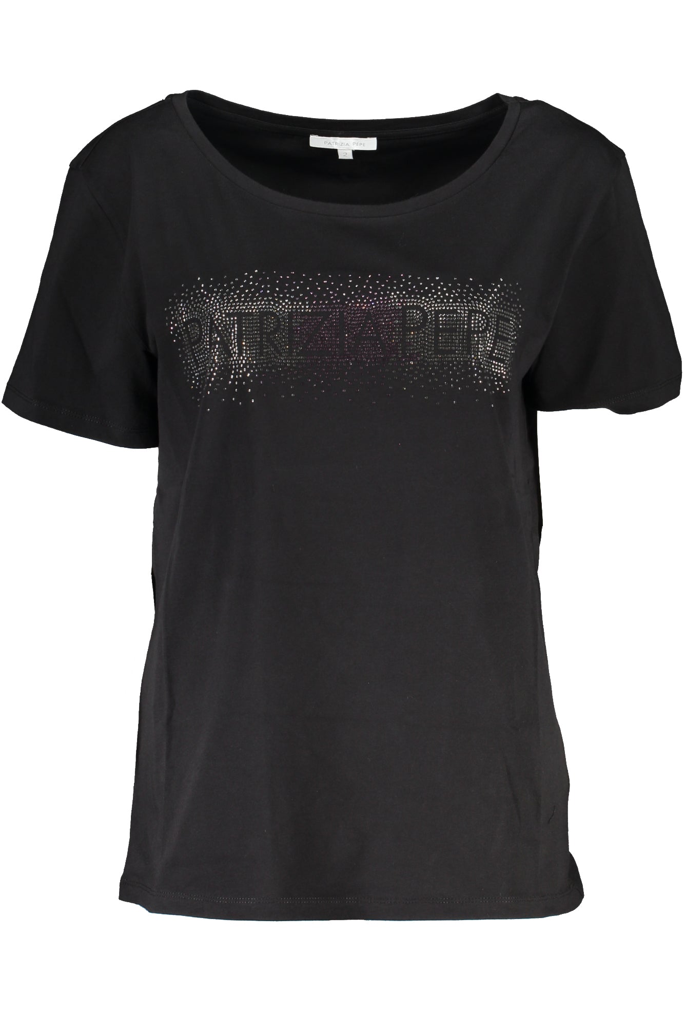 T-SHIRT FEMME MANCHES COURTES PATRIZIA PEPE NOIR