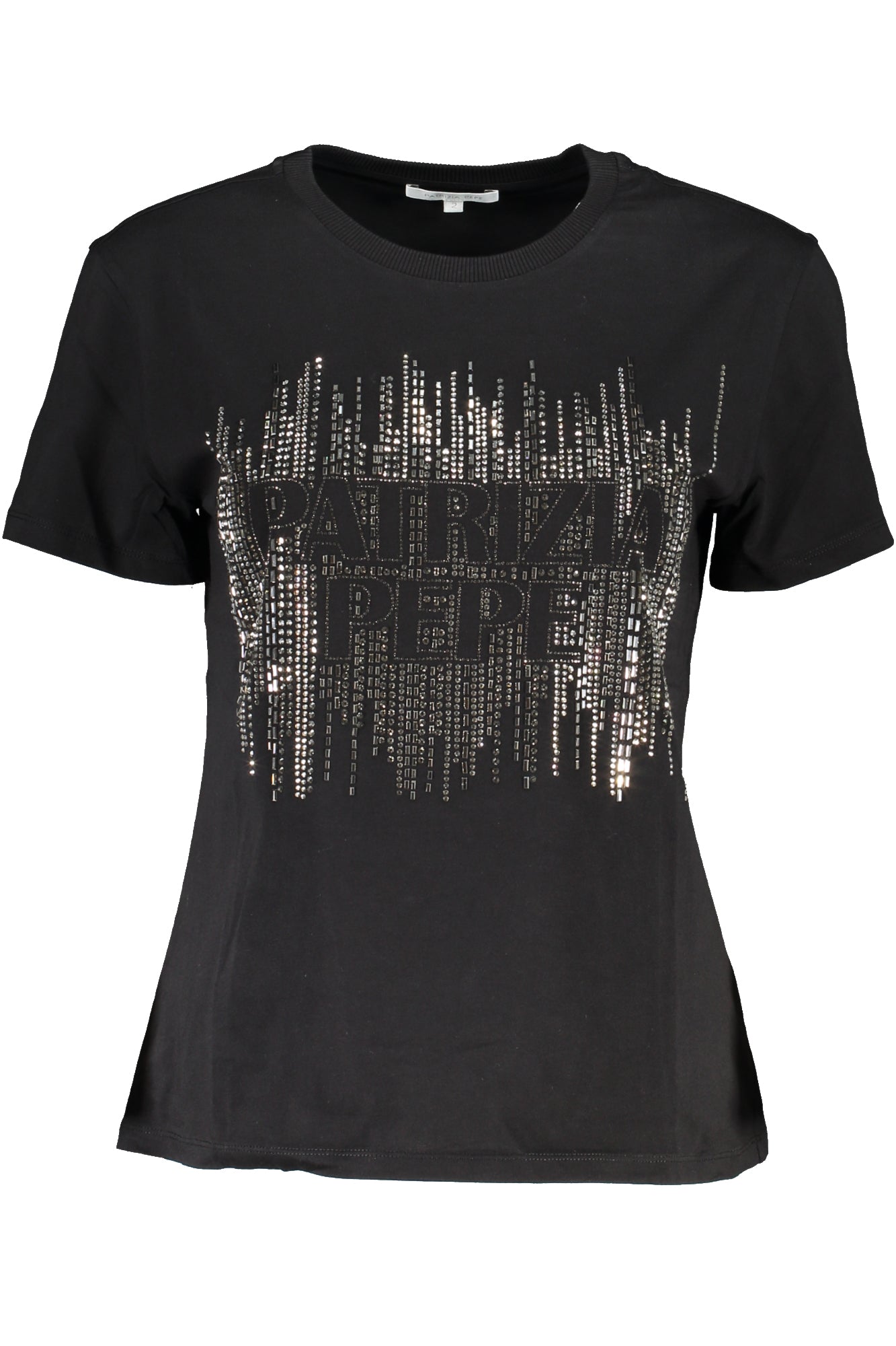 T-SHIRT FEMME PATRIZIA PEPE MANCHES COURTES NOIR