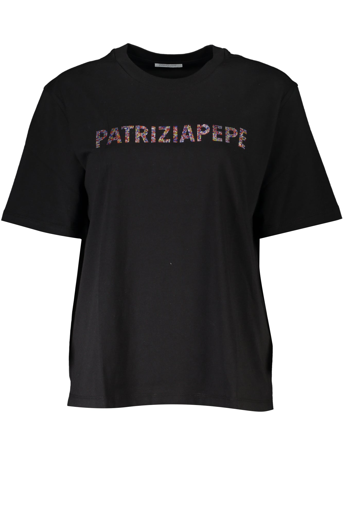 T-SHIRT FEMME PATRIZIA PEPE MANCHES COURTES NOIR