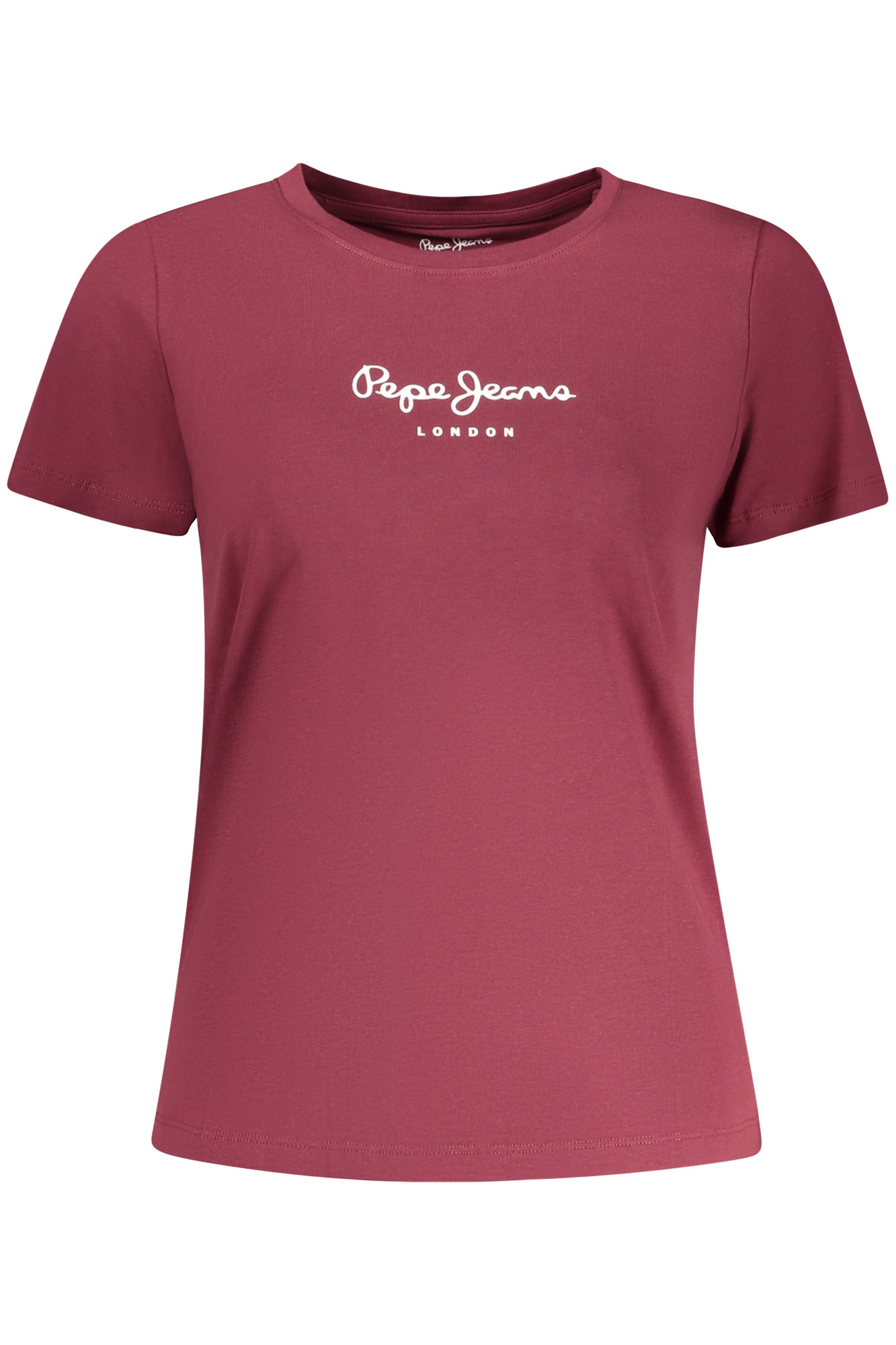 TEE-SHIRT FEMME MANCHES COURTES PEPE JEANS, ROUGE