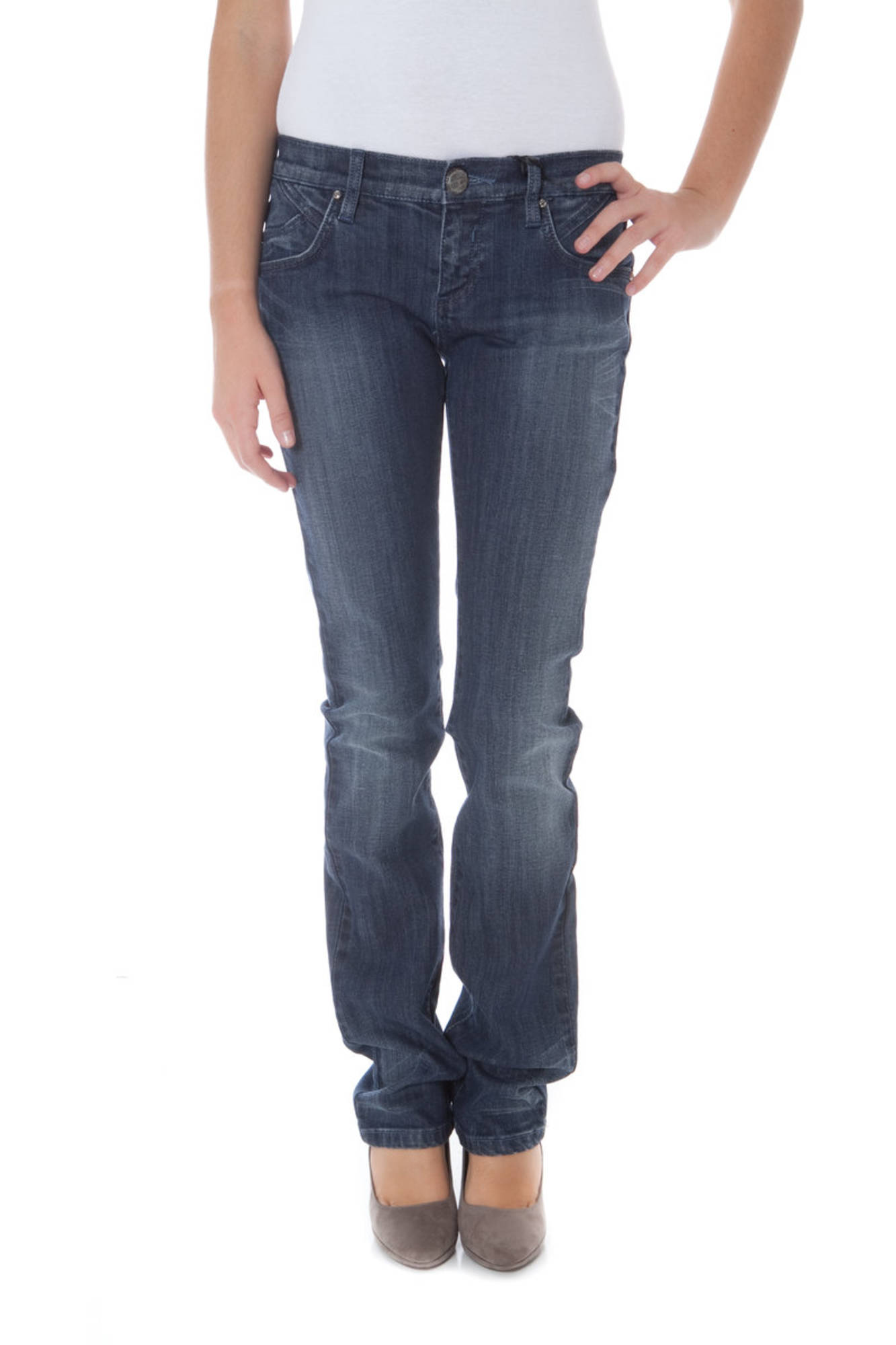 BLU WOMAN DENIM DENIM HARD JEANS