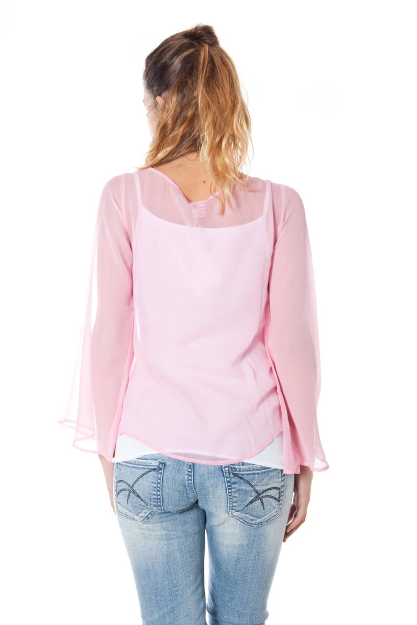 PHARD T-SHIRT MANCHES LONGUES FEMME ROSE
