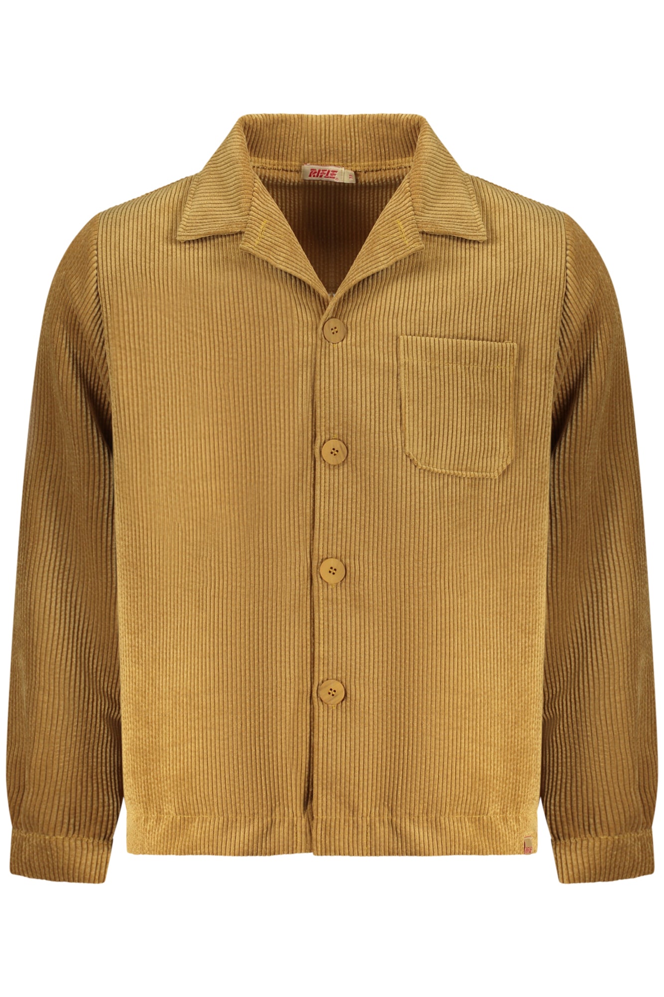 CHEMISE DE CHASSE BRUNE À MANCHES LONGUES POUR HOMME