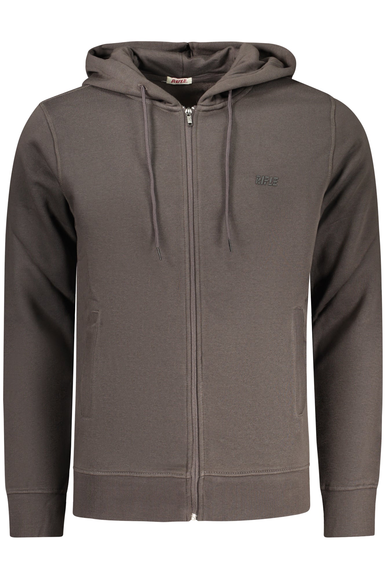SWEATSHIRT ZIPPÉ HOMME RIFLE GRIS