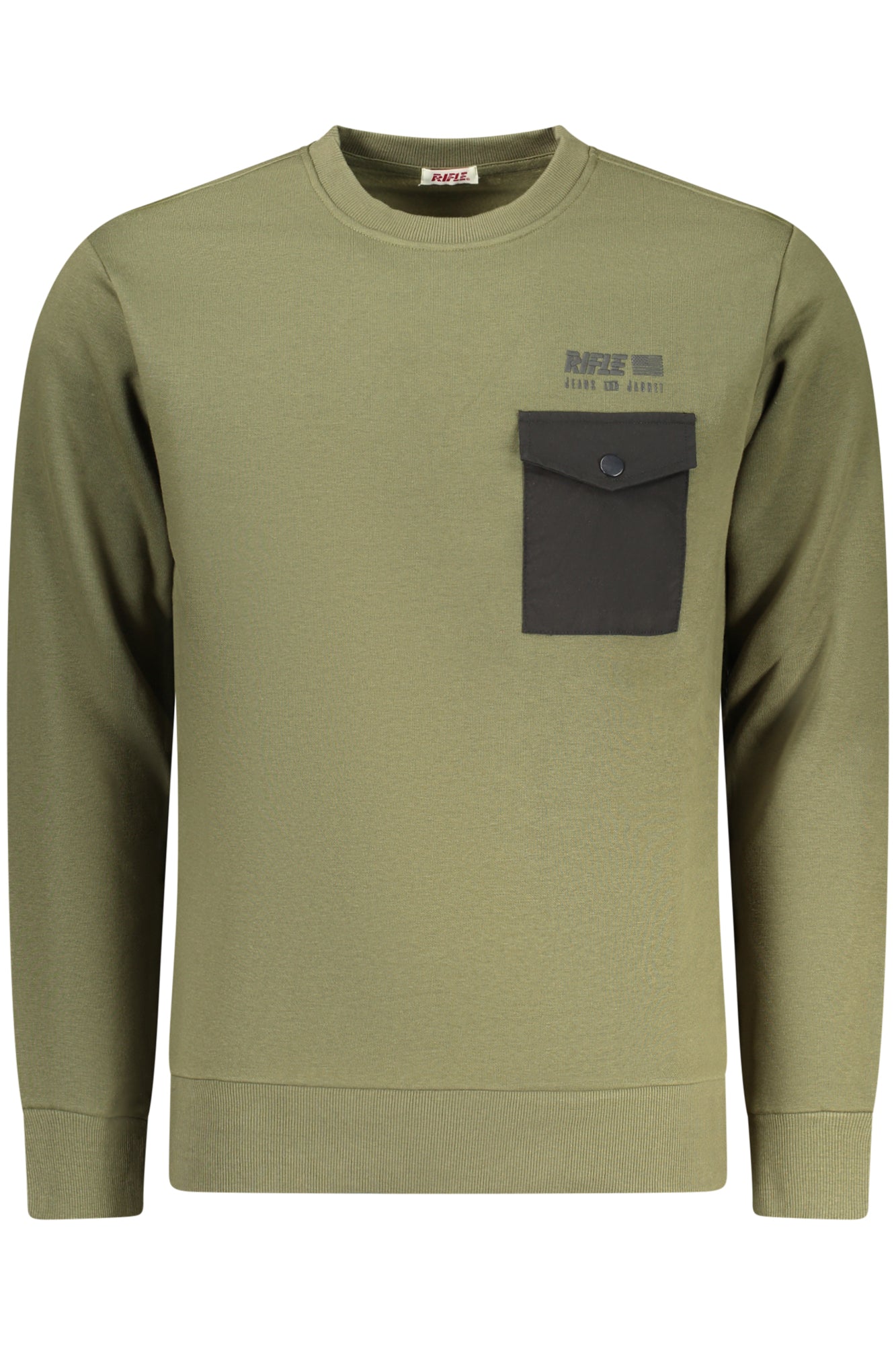 RIFLE SWEAT-SHIRT ZIPPÉ HOMME VERT