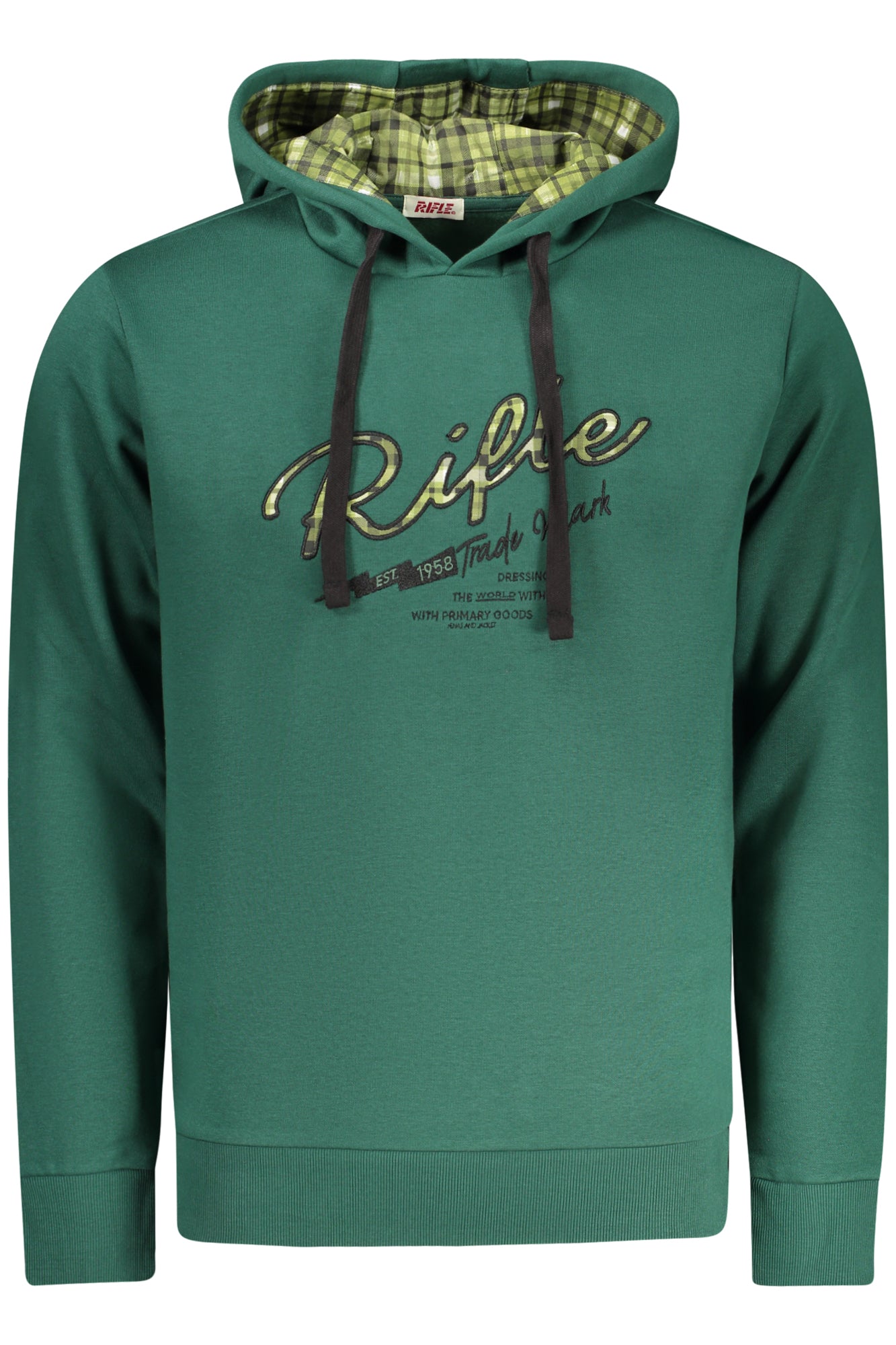 RIFLE SWEATSHIRT HOMME ZIPPÉ VERT