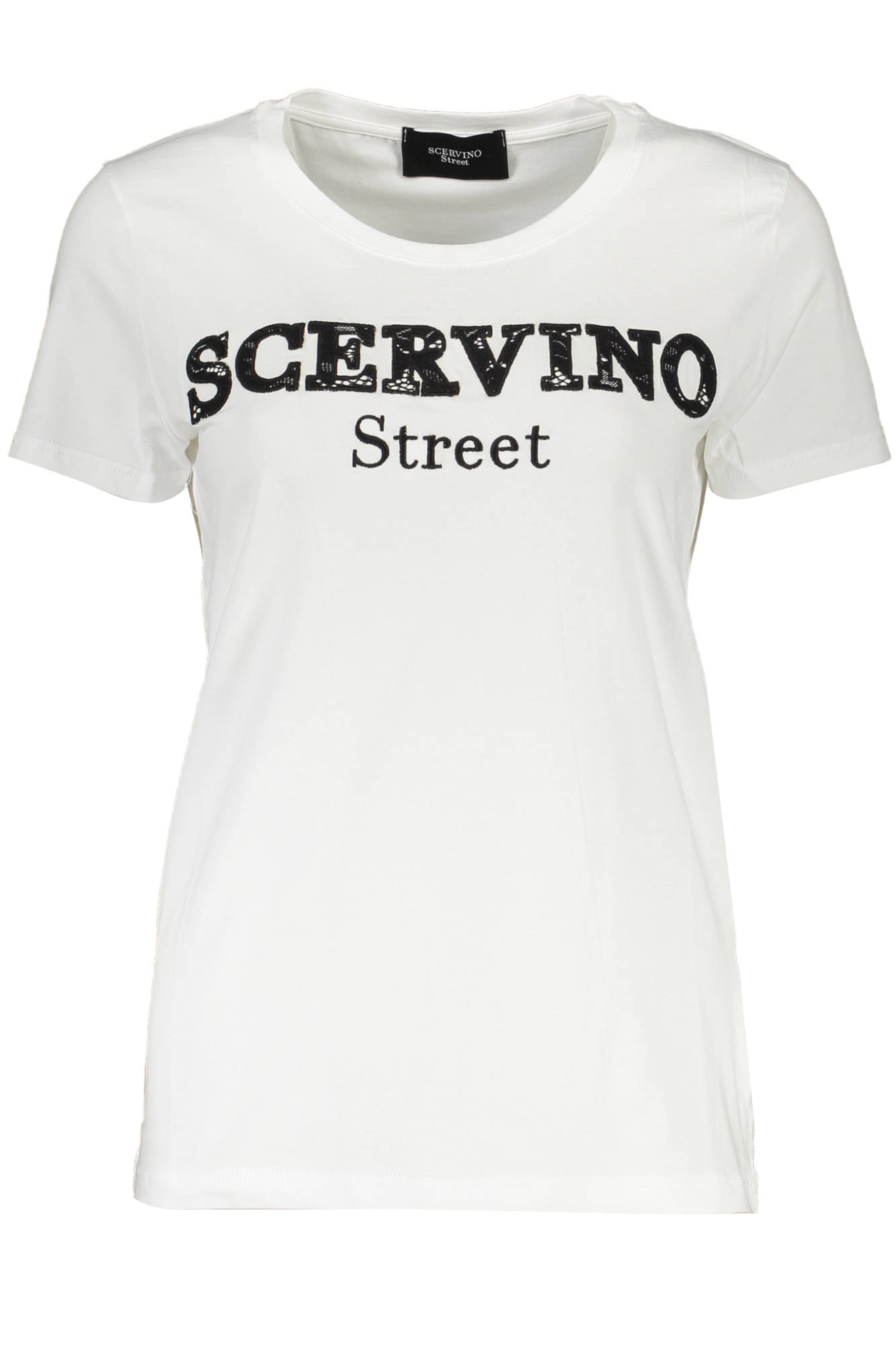 T-SHIRT SCERVINO STREET MANCHES COURTES FEMME BLANC