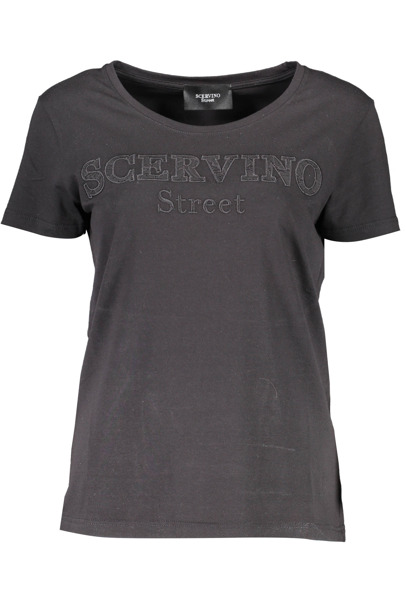 SCERVINO STREET T-SHIRT FEMME MANCHES COURTES NOIR