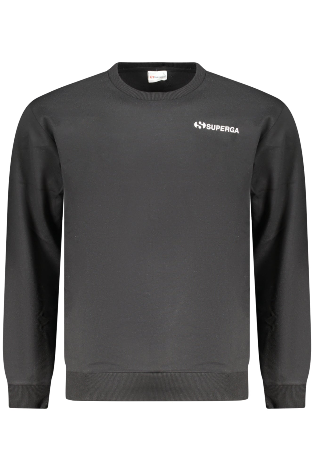 SWEAT-SHIRT ZIPPÉ NOIR SUPERGA POUR HOMME