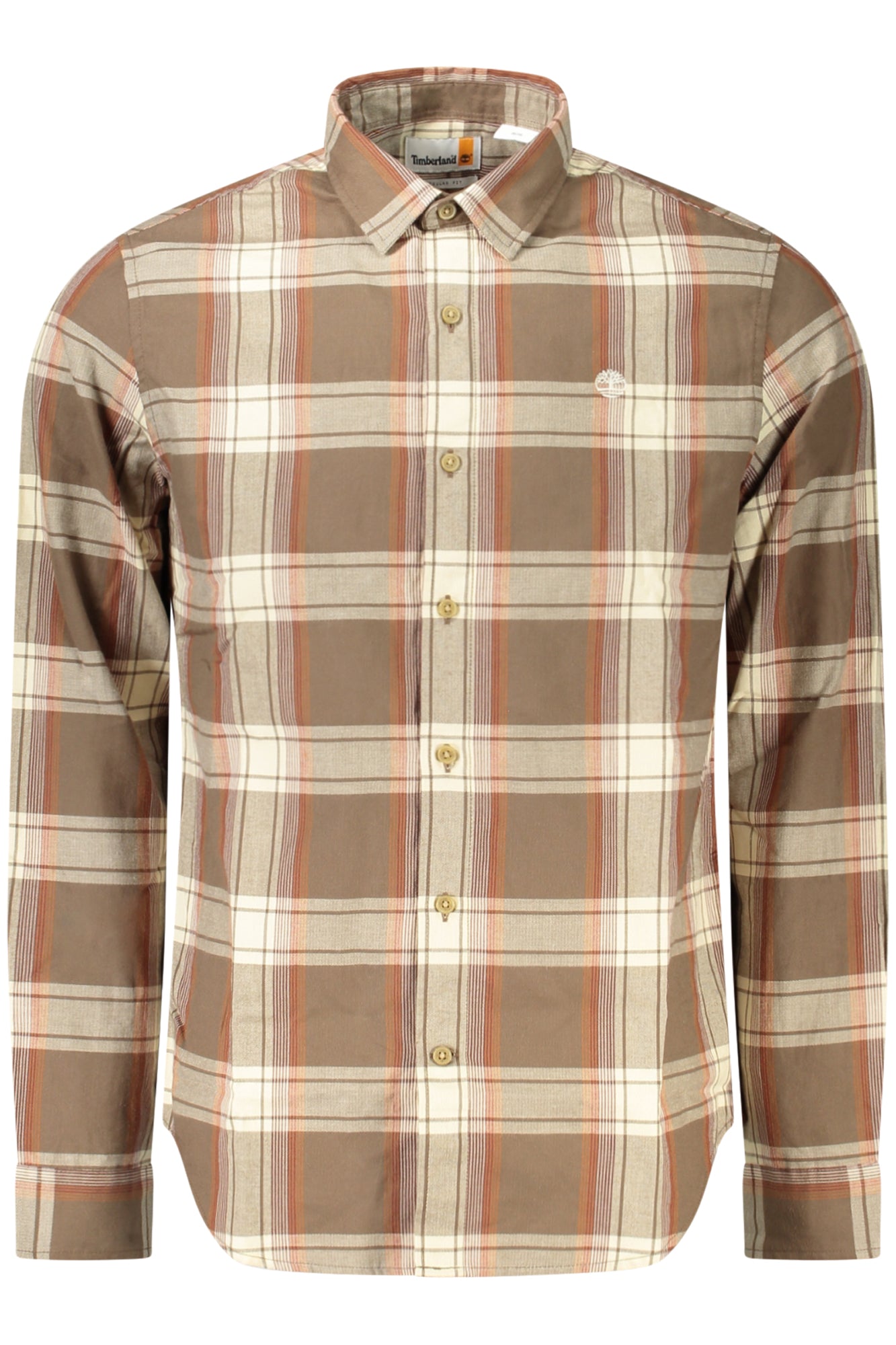 CHEMISE HOMME TIMBERLAND MANCHES LONGUES, MARRON