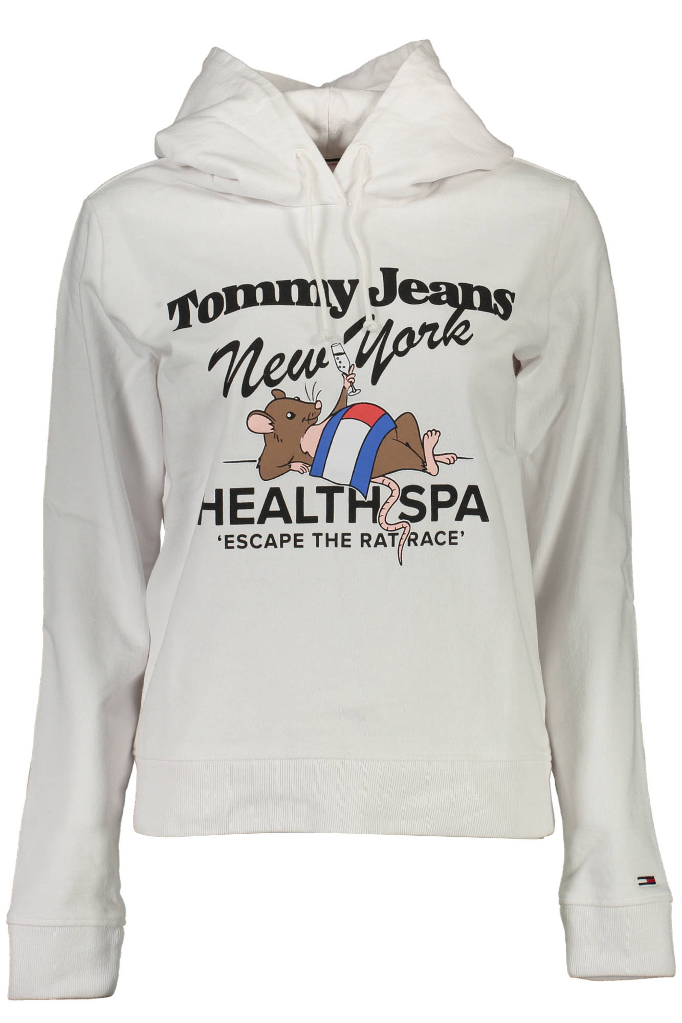 TOMMY HILFIGER SWEATSHIRT SANS ZIP FEMME BLANC