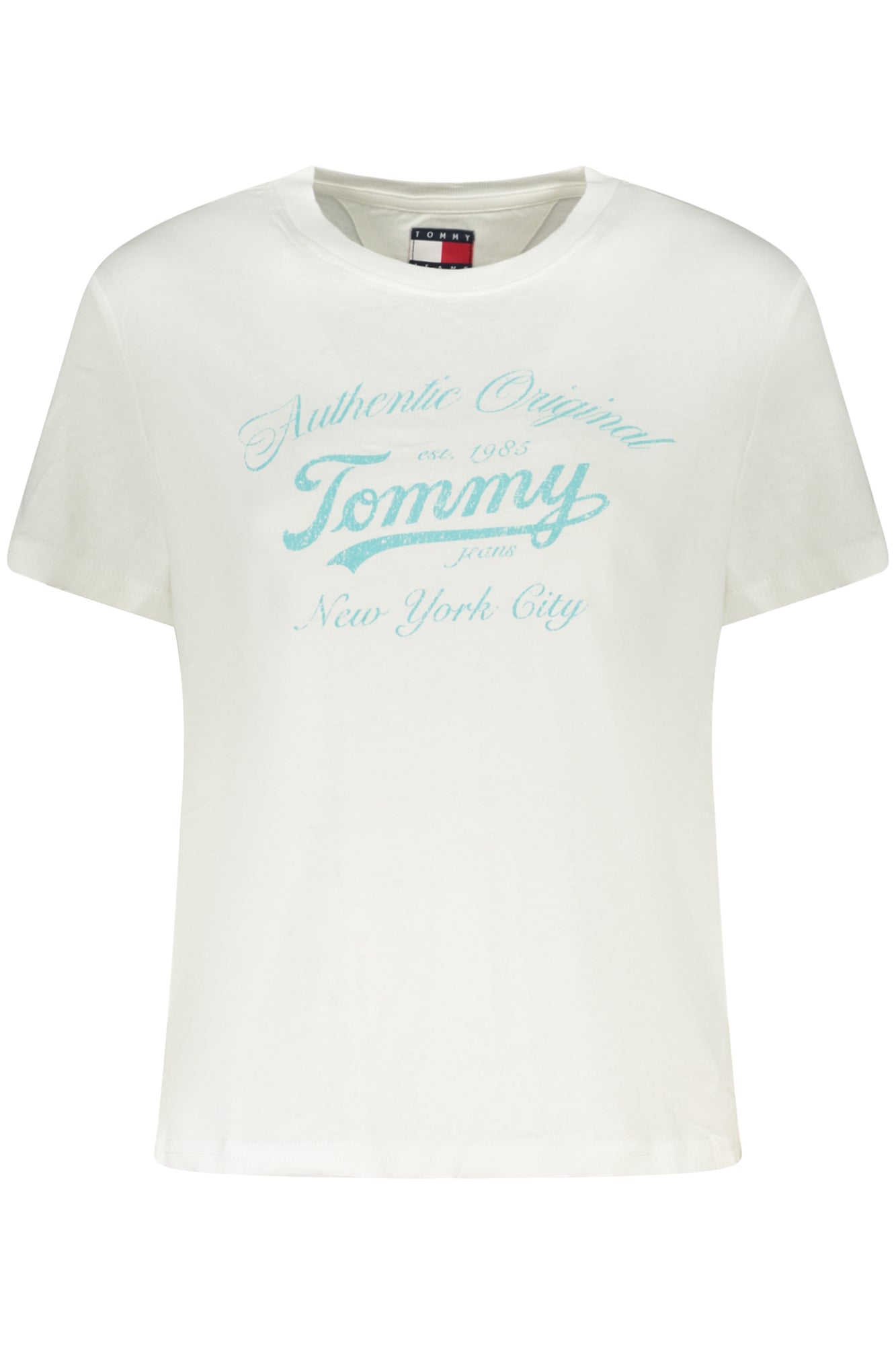 TEE-SHIRT BLANC À MANCHES COURTES FEMME TOMMY HILFIGER