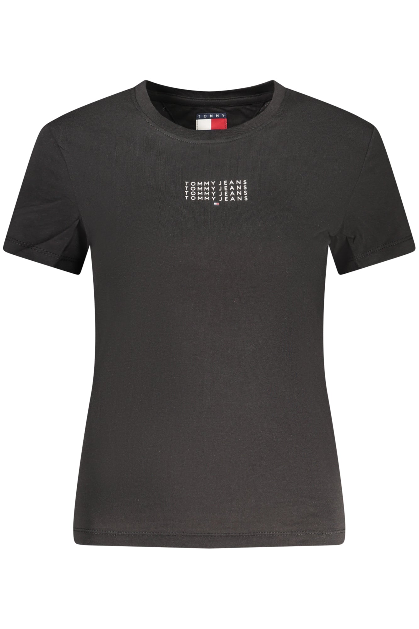 TEE-SHIRT FEMME MANCHES COURTES TOMMY HILFIGER NOIR