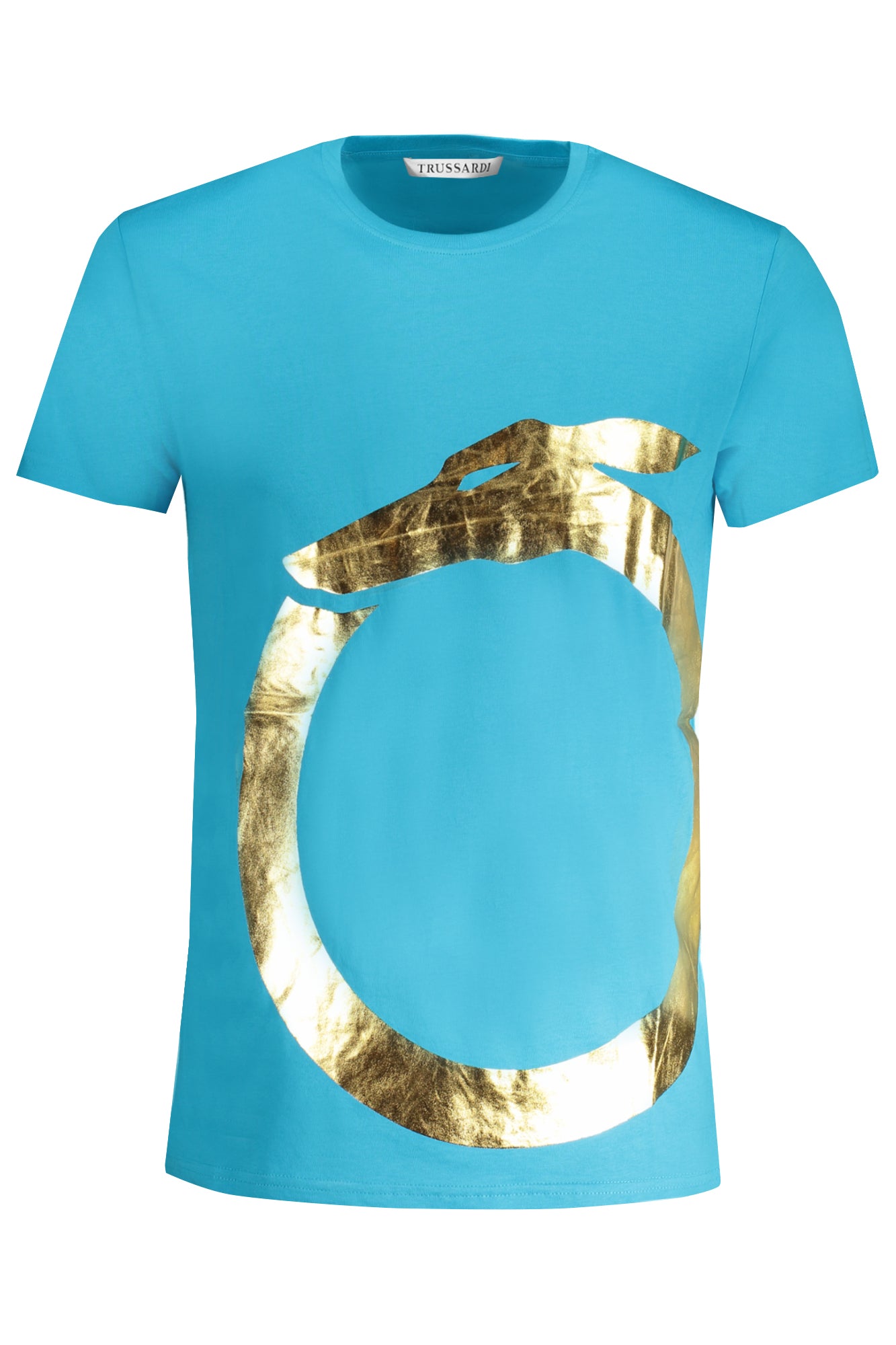 T-SHIRT TRUSSARDI HOMME MANCHES COURTES BLEU