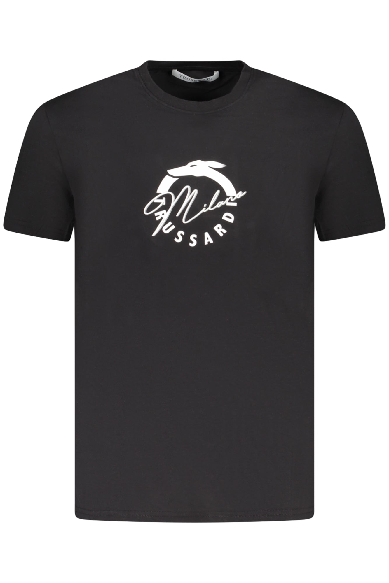 T-SHIRT HOMME MANCHES COURTES TRUSSARDI NOIR