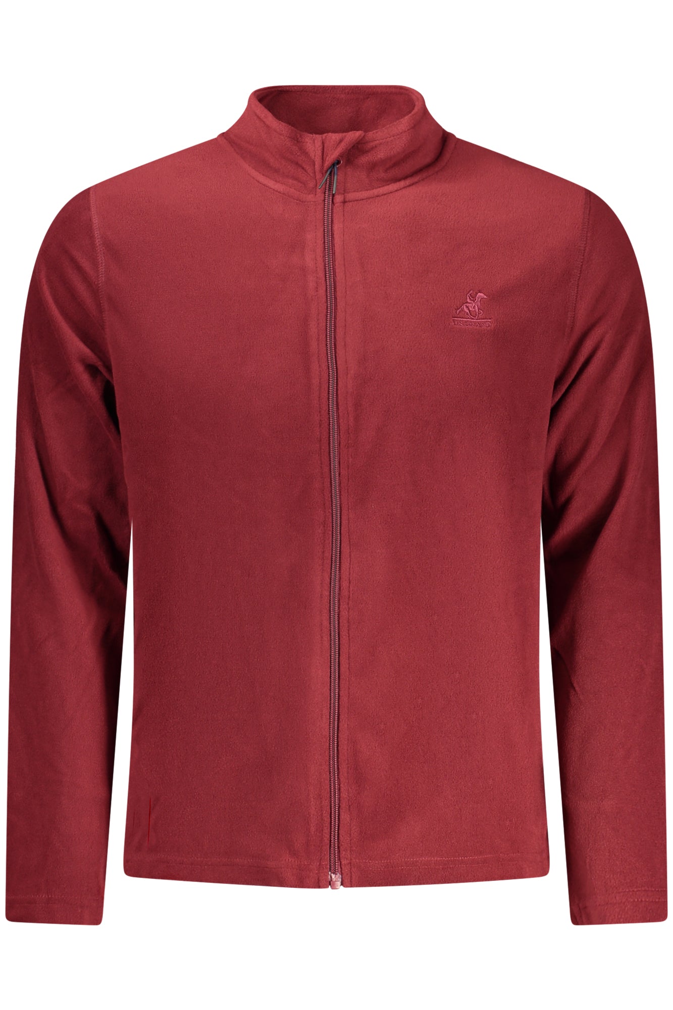 SWEAT-SHIRT ZIPPÉ ROUGE GRAND HOMME US