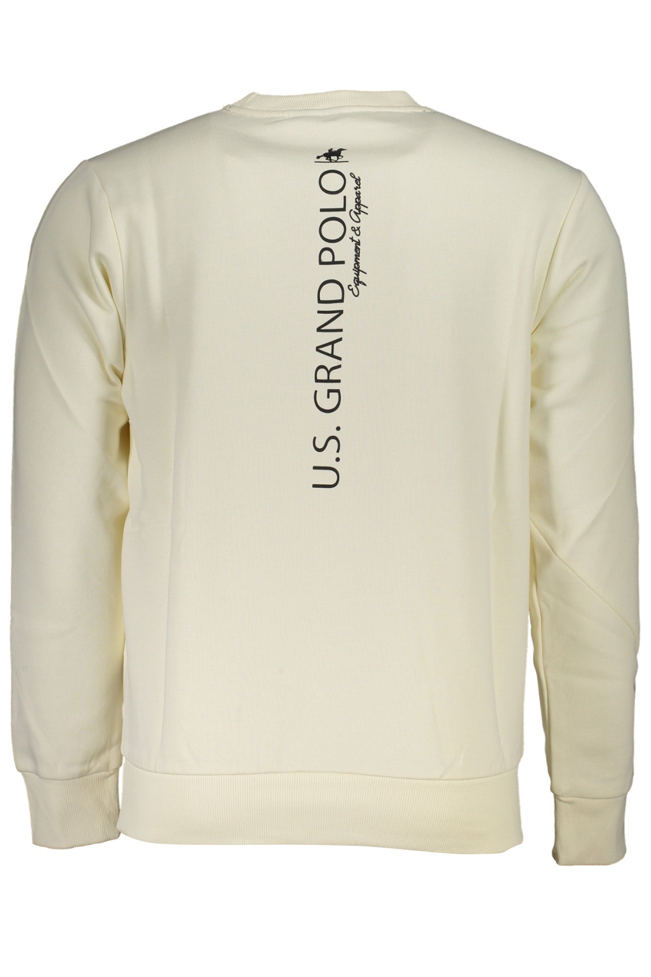 SWEAT-SHIRT BLANC ZIPPÉ HOMME US GRAND