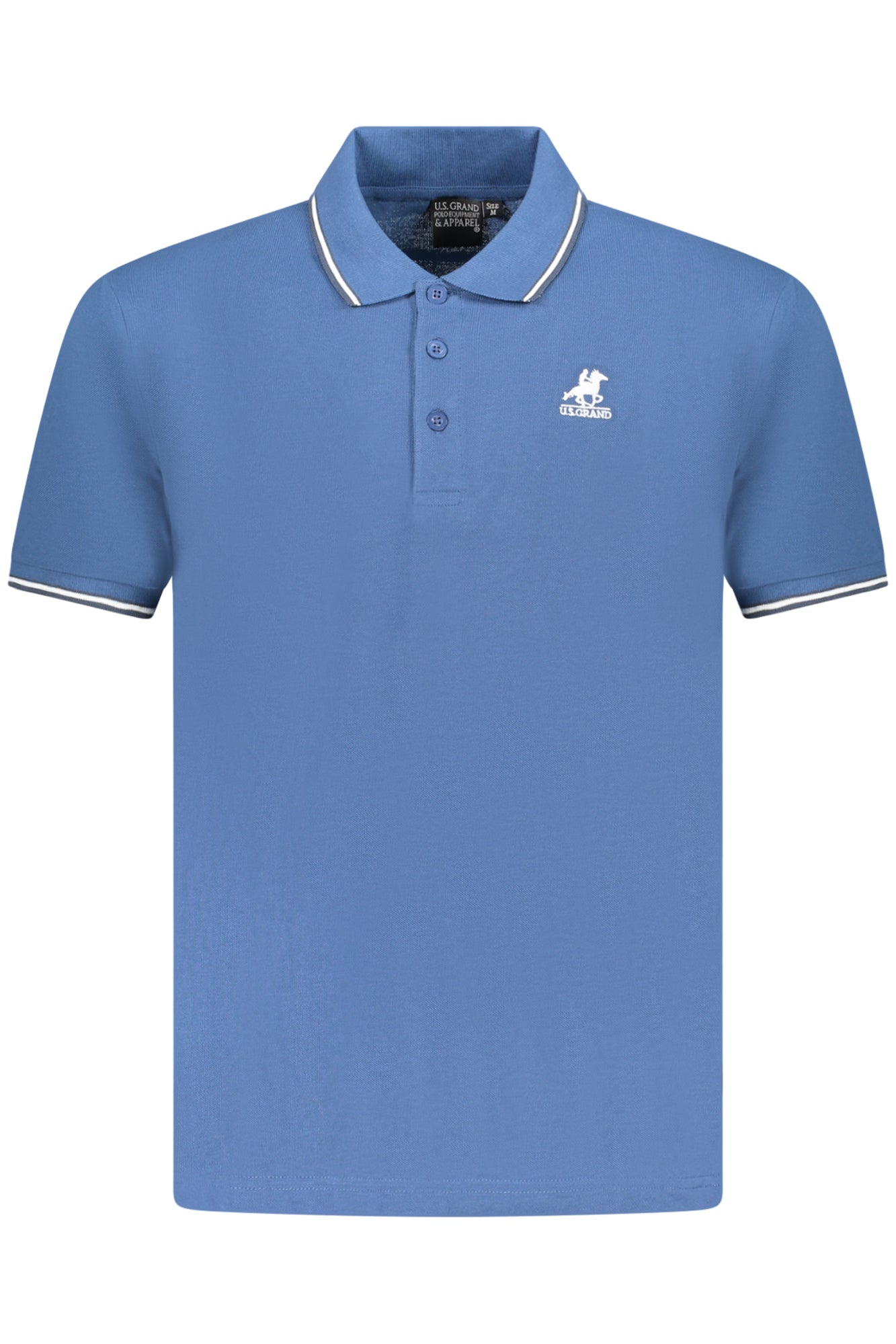 US GRAND POLO MANCHES COURTES HOMME BLEU