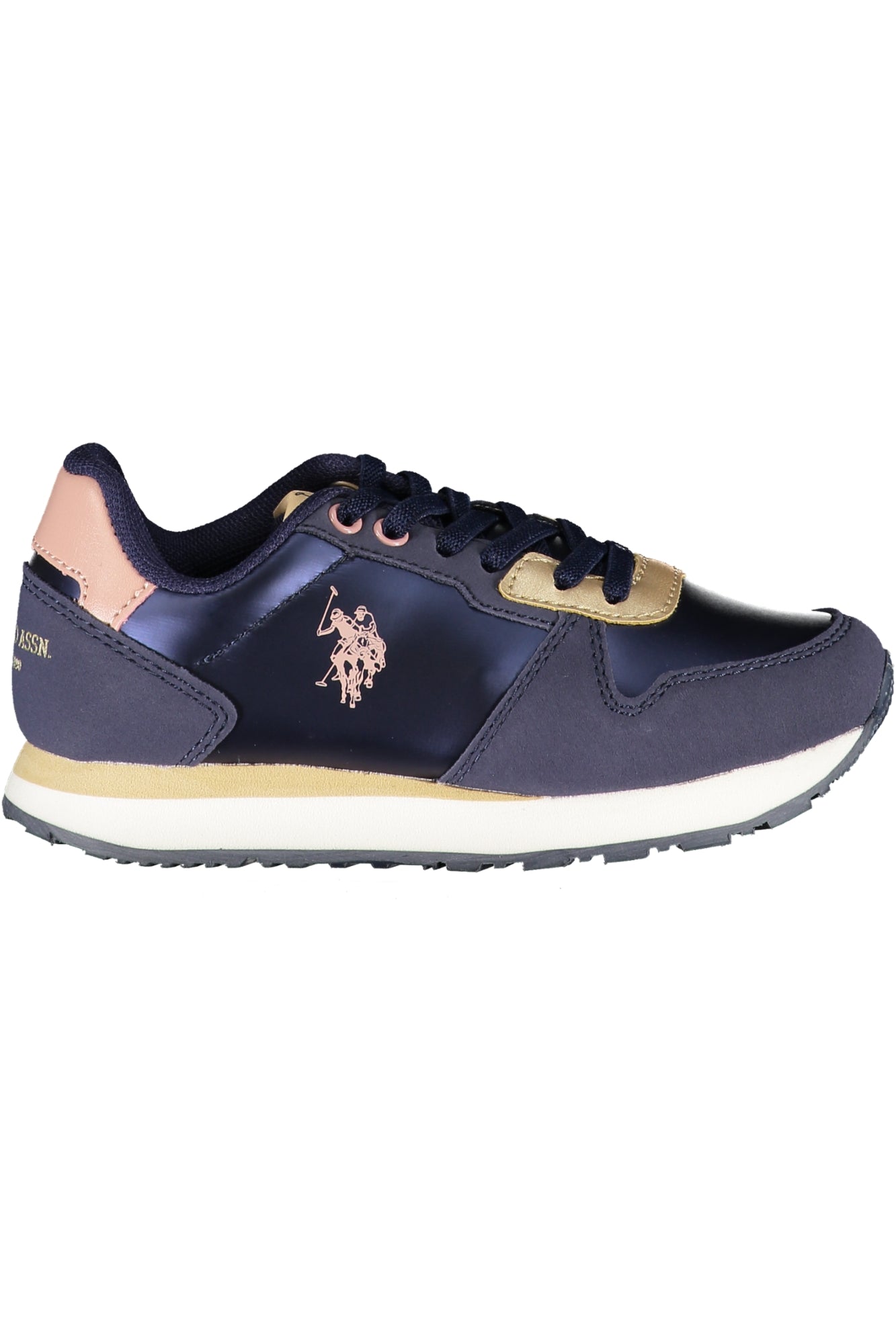 US POLO ASSN. CHAUSSURES DE SPORT BLEUES POUR ENFANTS