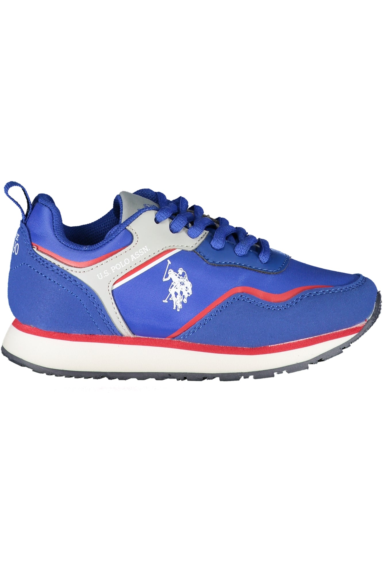 US POLO ASSN. CHAUSSURES DE SPORT BLEUES POUR ENFANTS