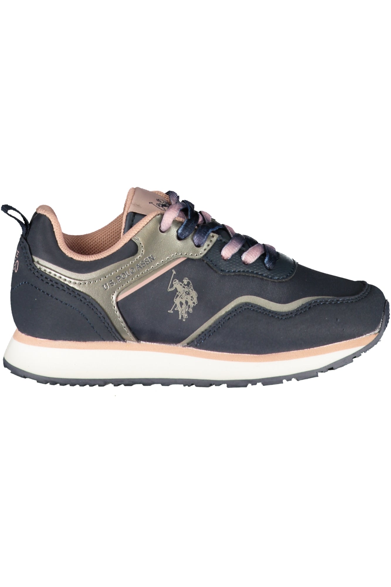 US POLO ASSN. CHAUSSURES DE SPORT BLEUES POUR ENFANTS