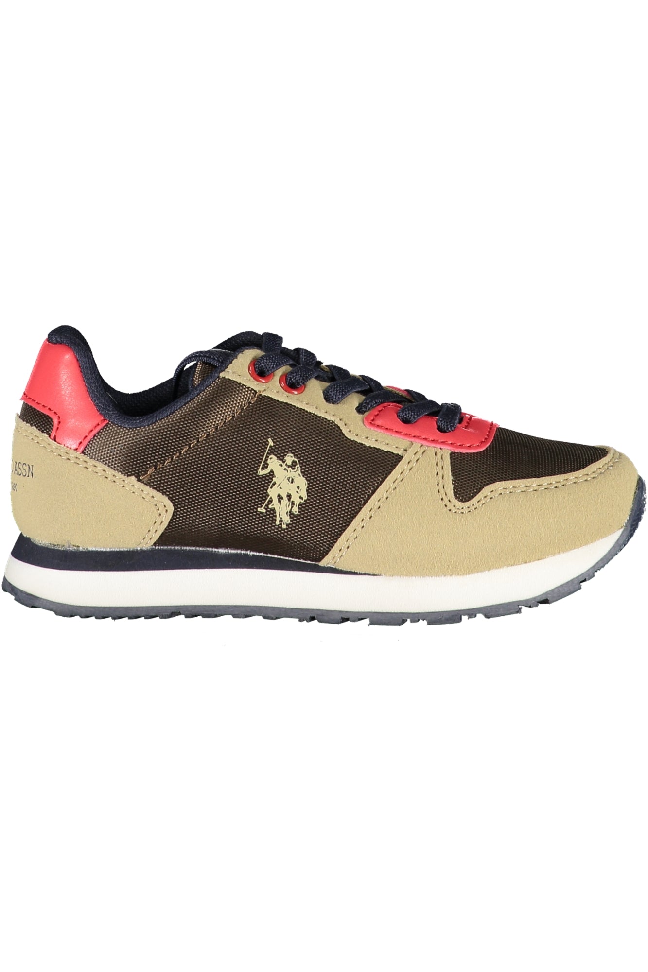 US POLO ASSN. CHAUSSURES DE SPORT MARRON POUR ENFANTS