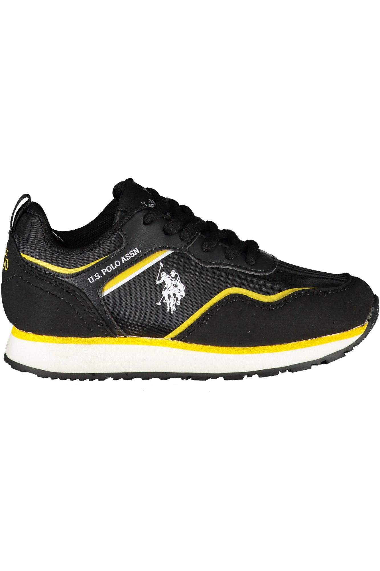 US POLO ASSN. CHAUSSURES DE SPORT NOIRES POUR ENFANTS