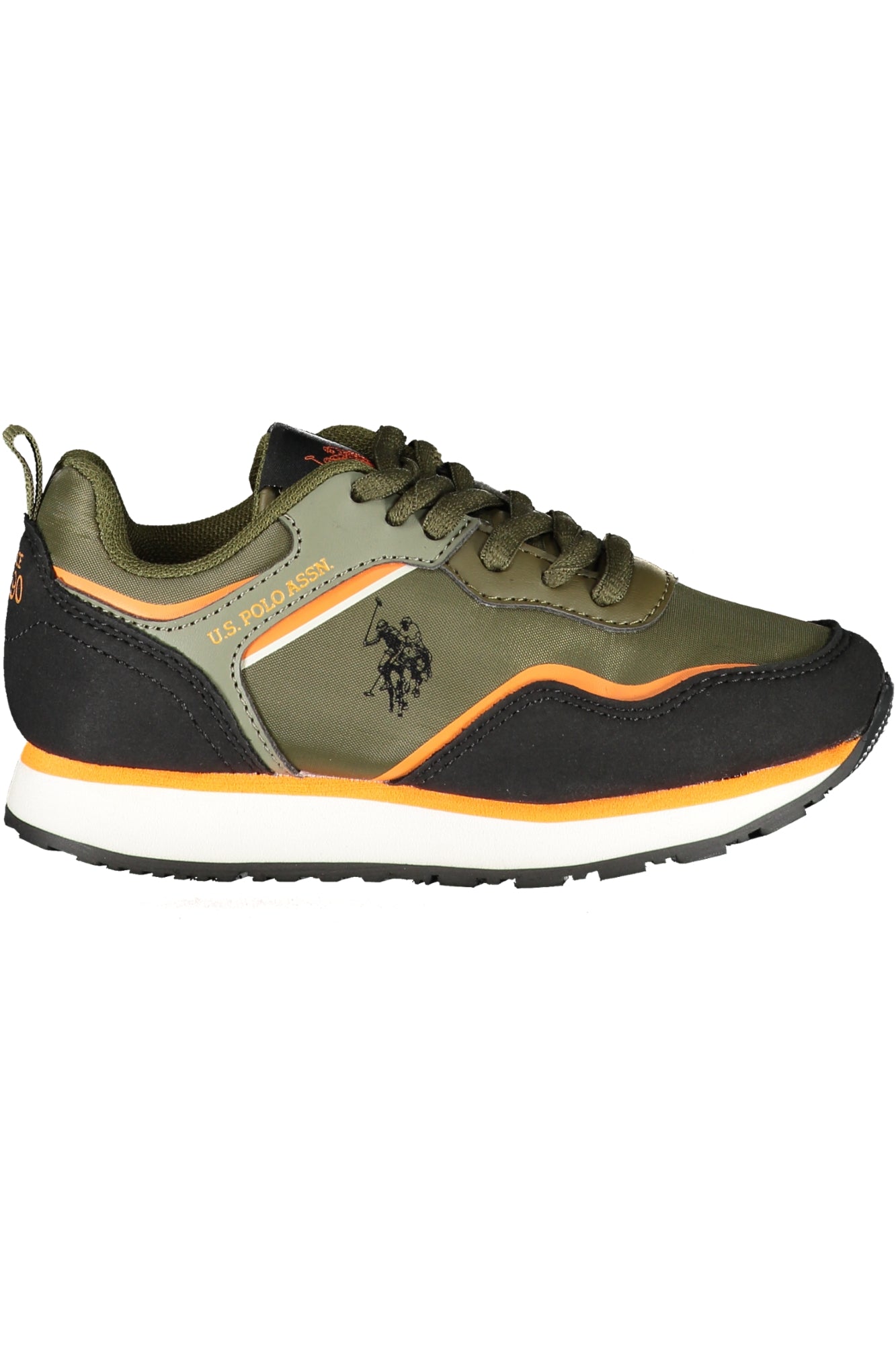 US POLO ASSN. CHAUSSURES DE SPORT VERTES POUR ENFANTS