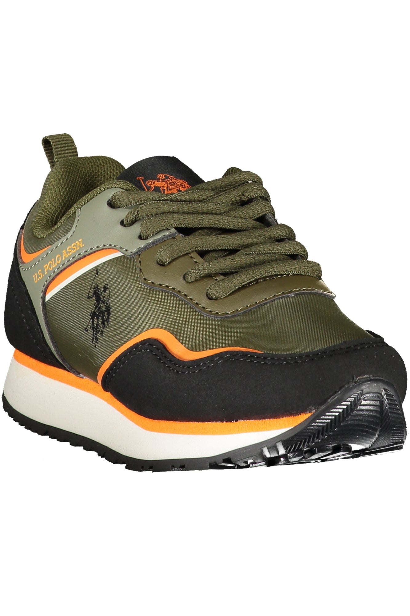 US POLO ASSN. CHAUSSURES DE SPORT VERTES POUR ENFANTS