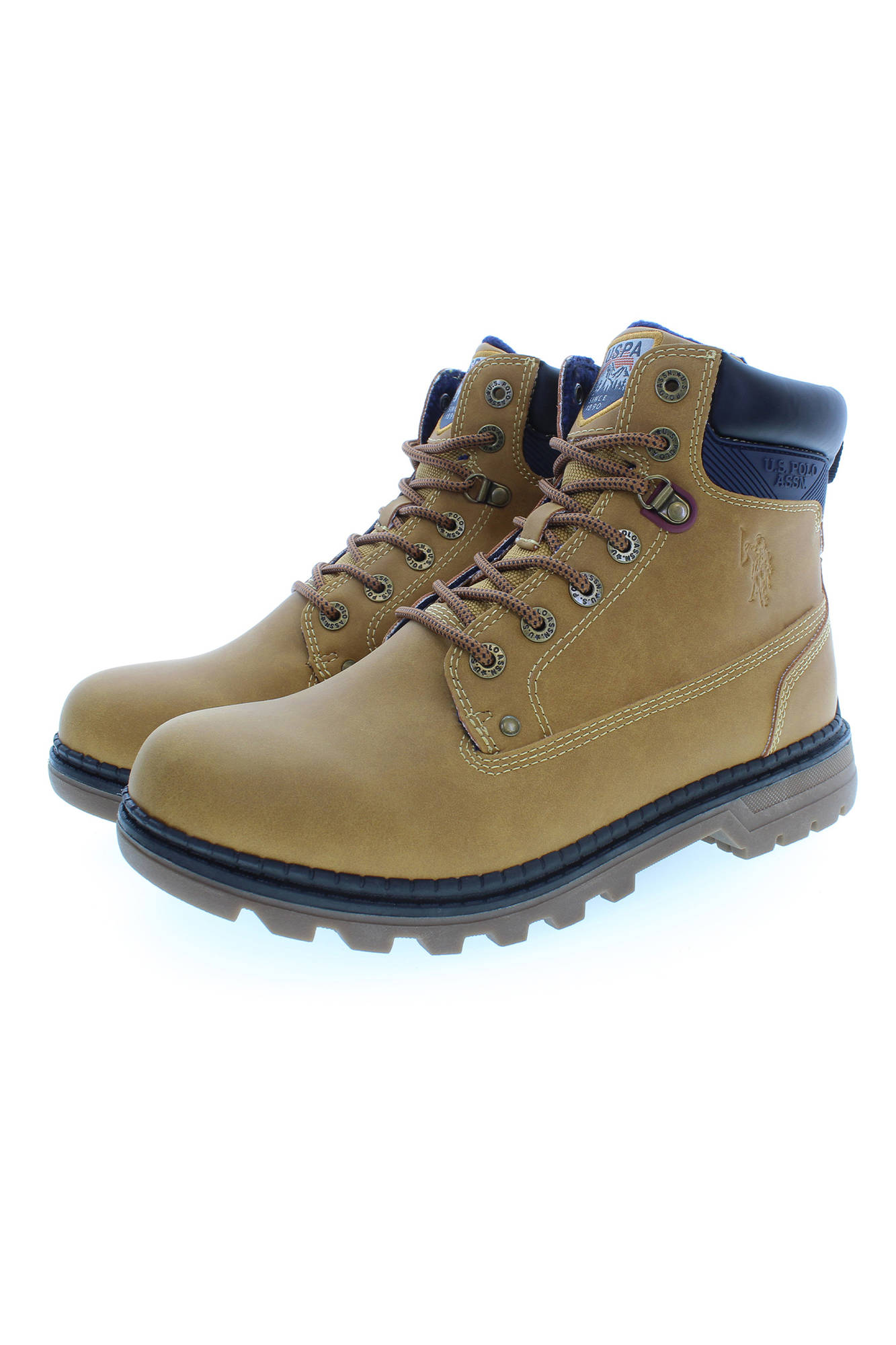 US POLO BEST PRICE CHAUSSURES BOTTES HOMME BEIGE