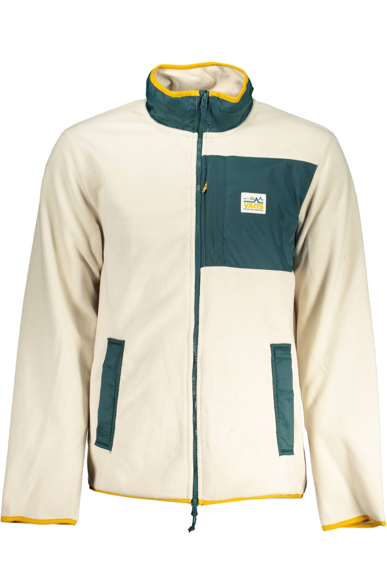 SWEATSHIRT ZIPPÉ BEIGE HOMME VANS