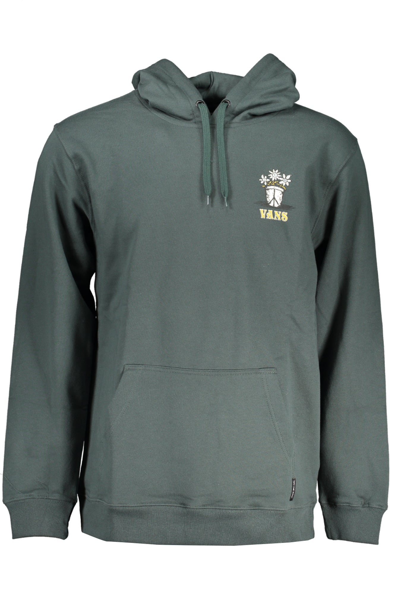 VANS SWEATSHIRT VERT SANS FERMETURE ÉCLAIR POUR HOMME